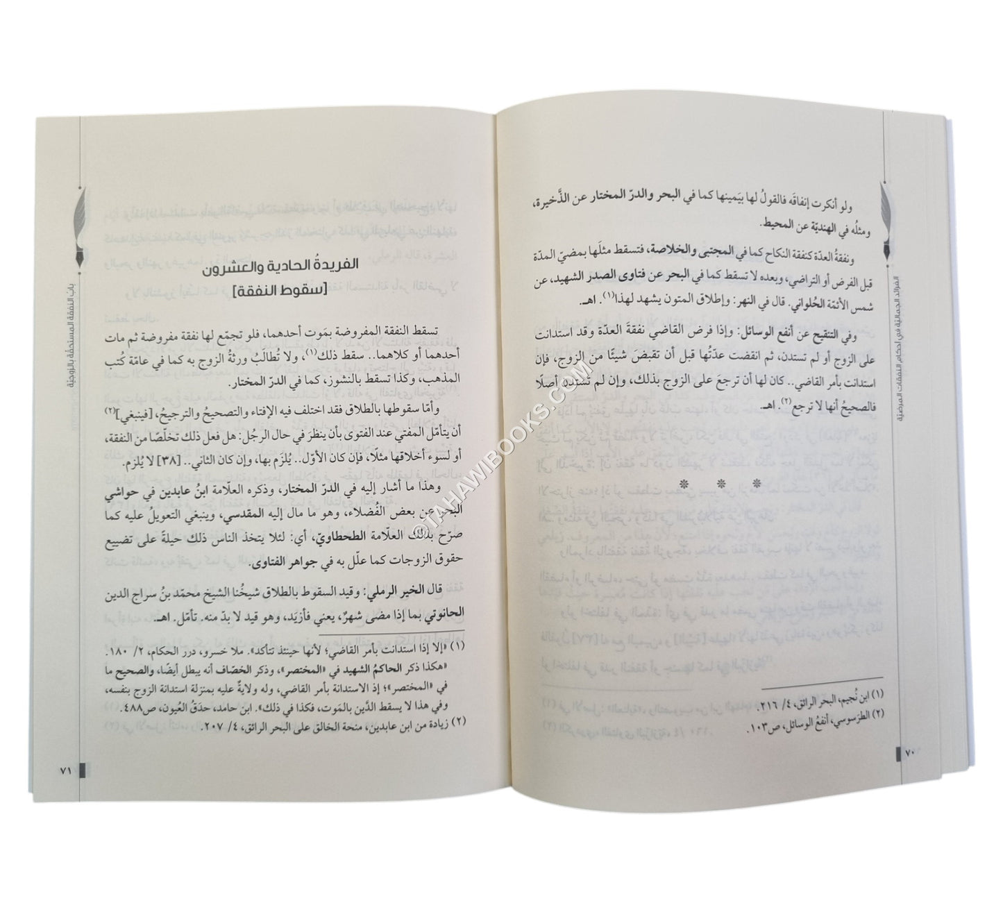 الفرائد الجمالية في أحكام النفقات المرضية