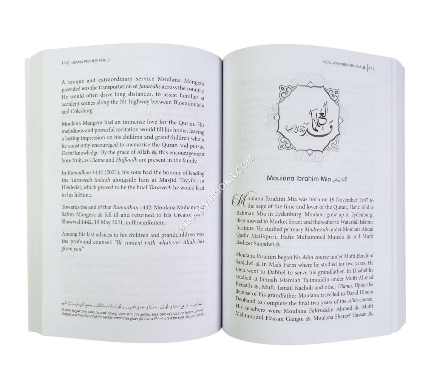 Ulama Profiles:Ulama of South Africa-Vol 3