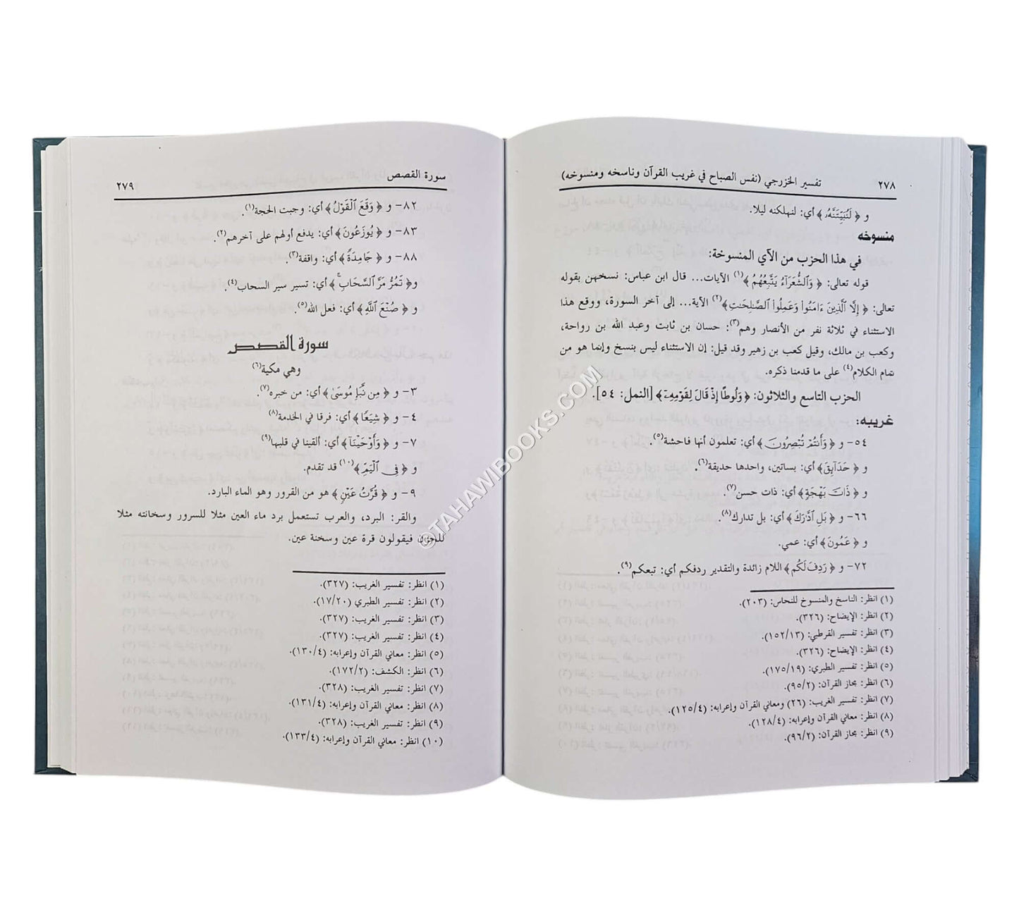 نفس الصباح في غريب القرآن وناسخه ومنسوخه:تفسير الخزرجي