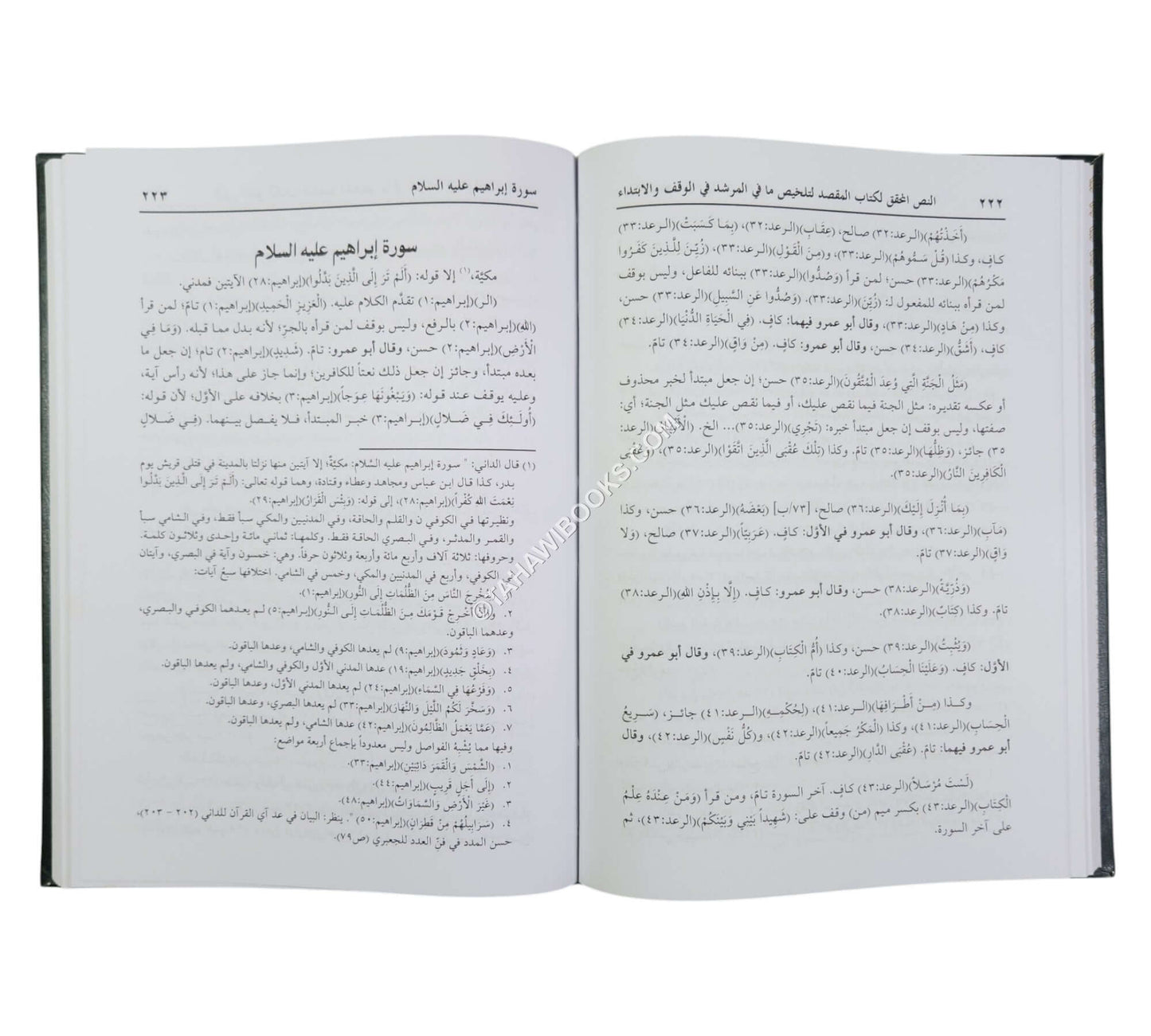المقصد لتلخيص ما في المرشد في الوقف والابتداء:اختصار كتاب المرشد في الوقف والابتداء
