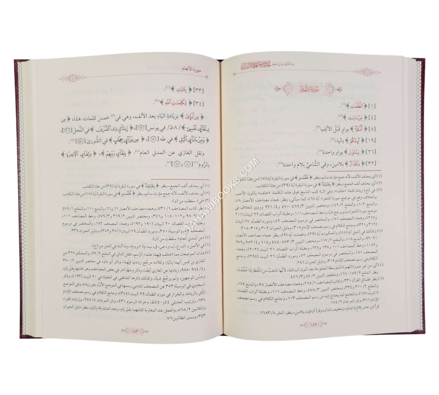 رسالة في بيان رسوم المصاحف العثمانية الستة