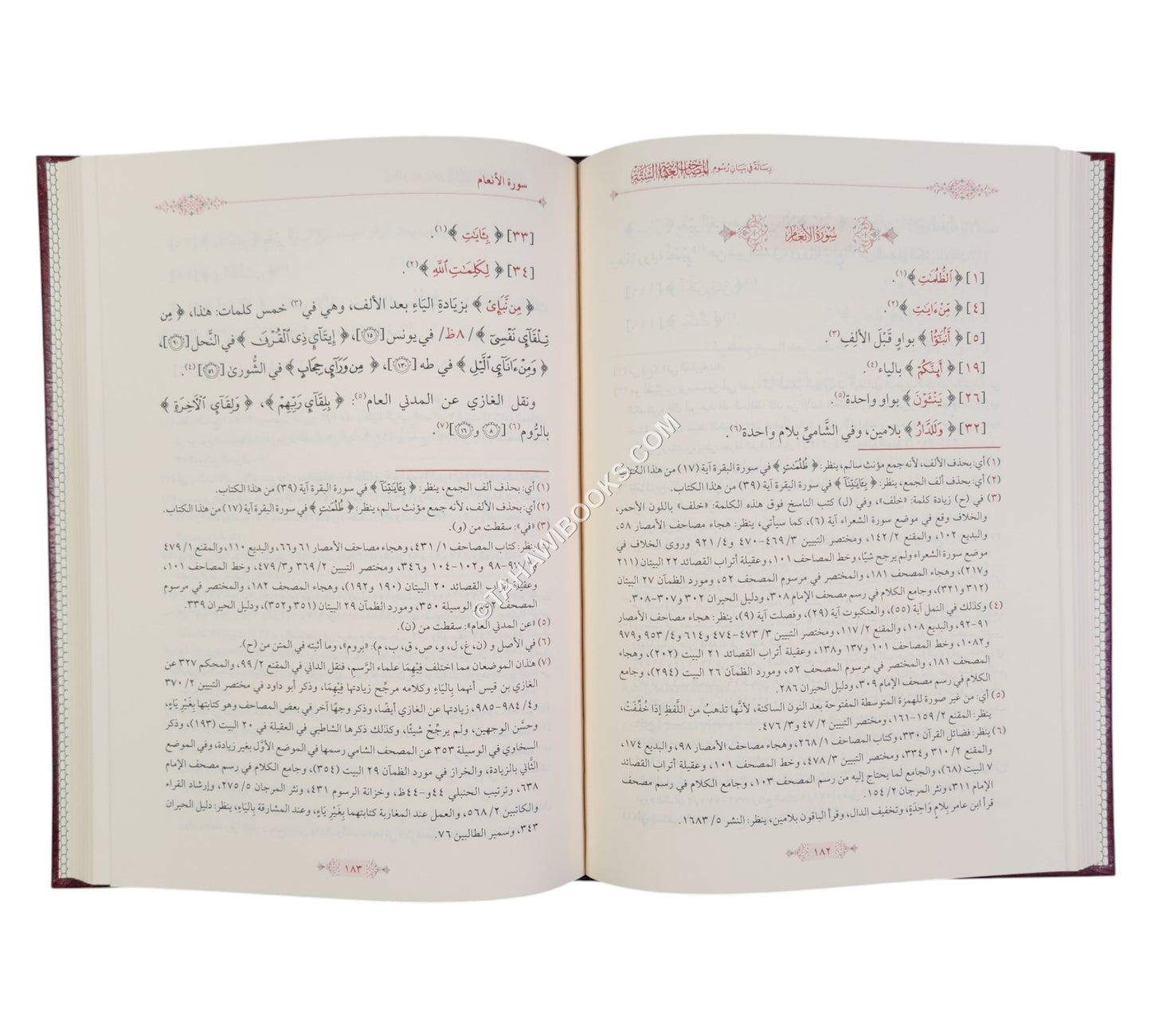 رسالة في بيان رسوم المصاحف العثمانية الستة