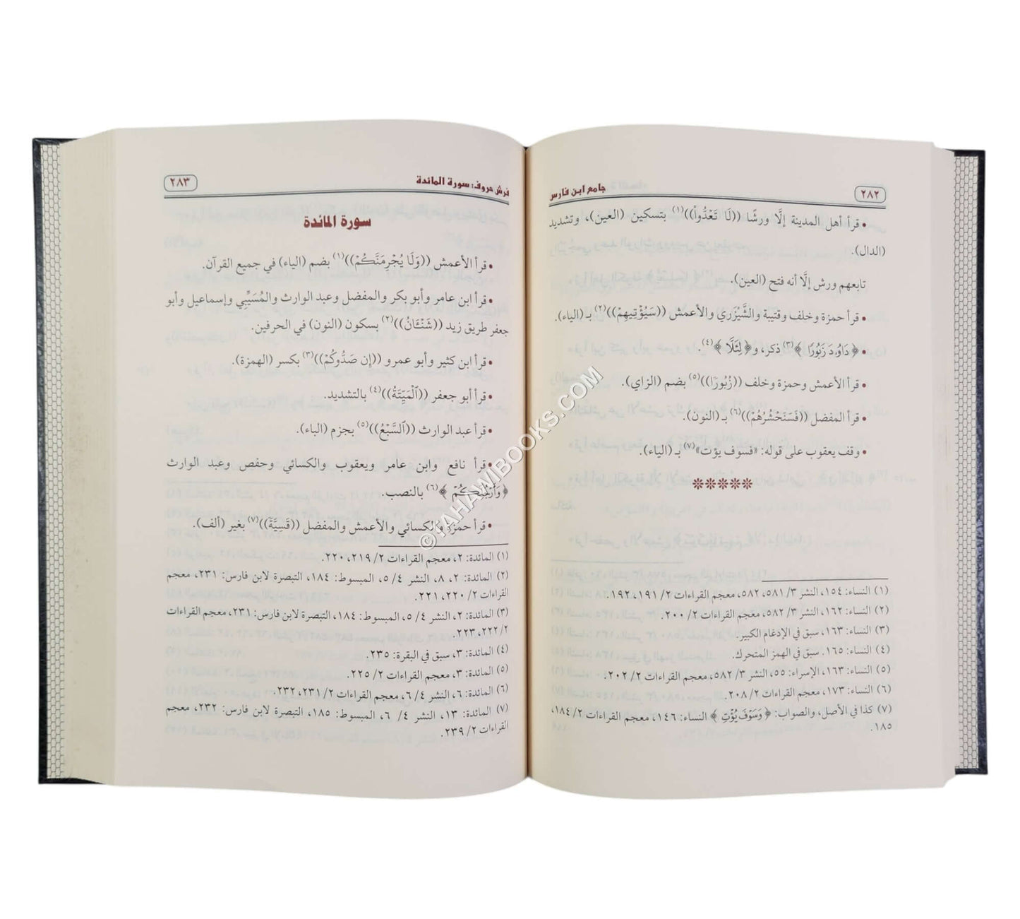 الجامع في القراءات العشر وقراءة الأعمش المعروف بـ : جامع ابن فارس-ابن حزم