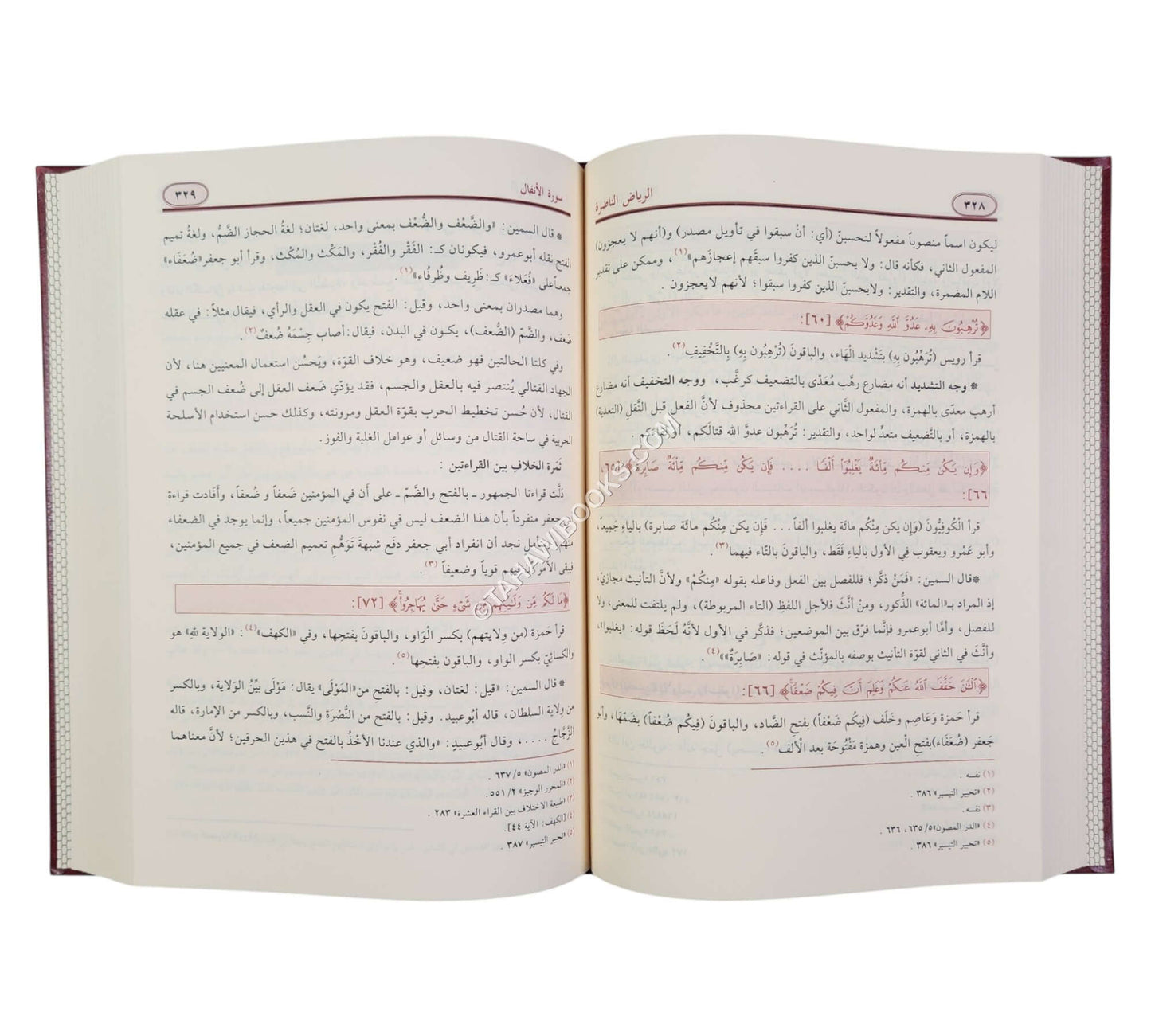 الرياض الناضرة في توجيه القراءات العشر المتواترة