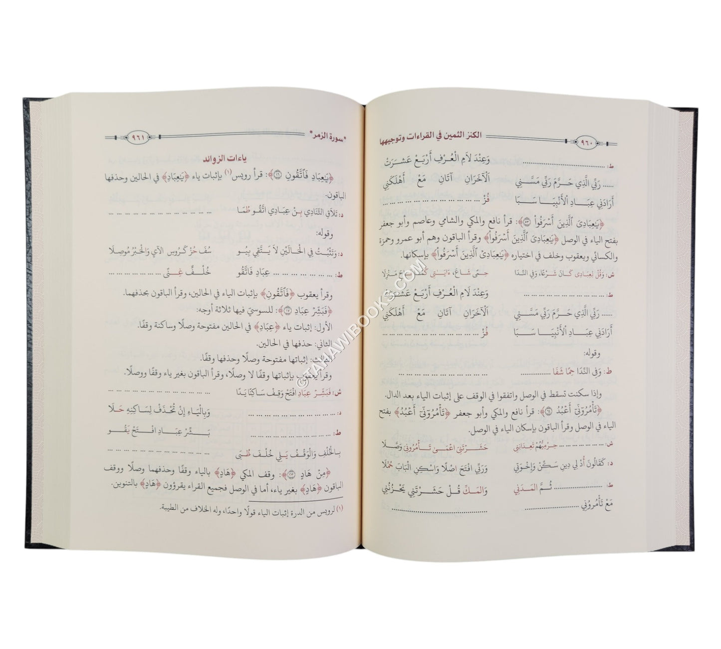 الكنز الثمين في القراءات وتوجيهها