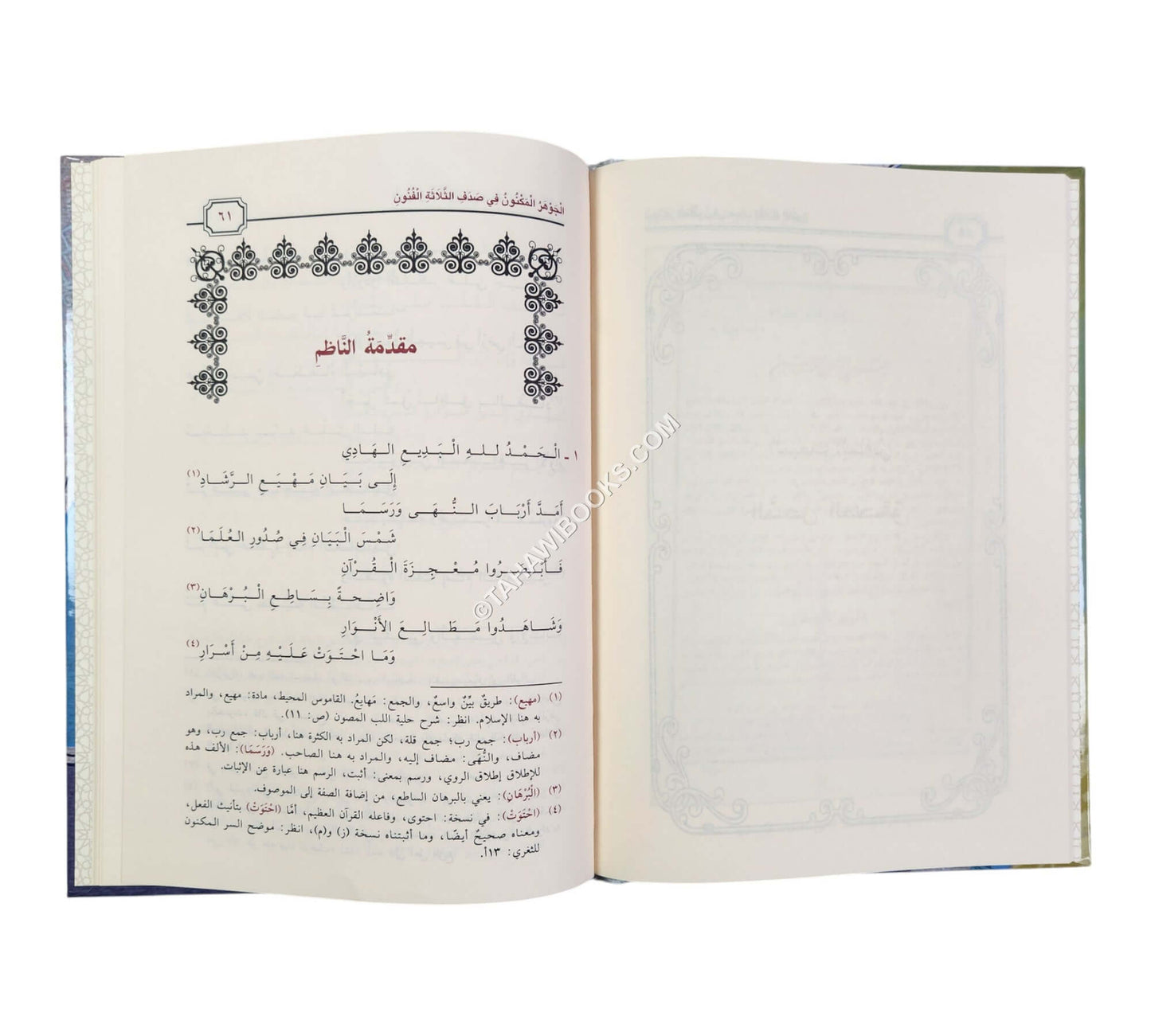 الجوهر المكنون في صدف الثلاثة الفنون