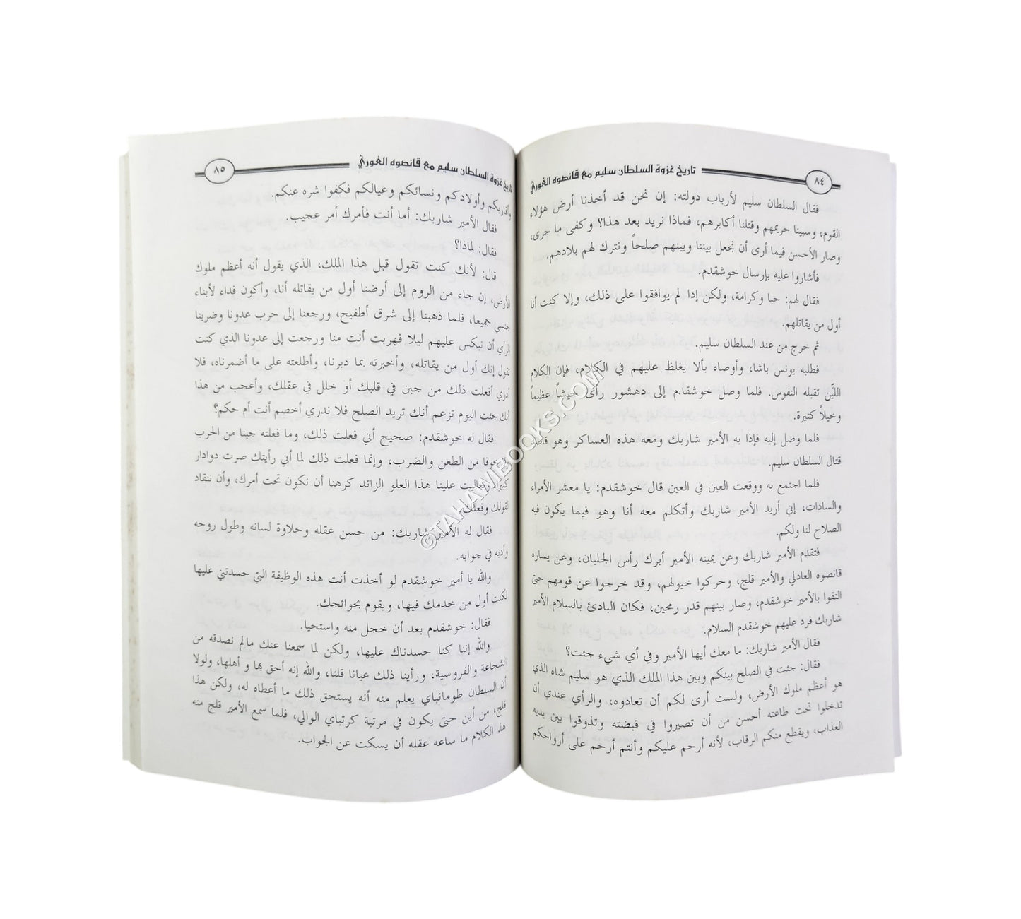 تاريخ غزوة السلطان سليم مع قانصوه الغوري ويليه (الدر المصان في سيرة المظفر سليم خان)