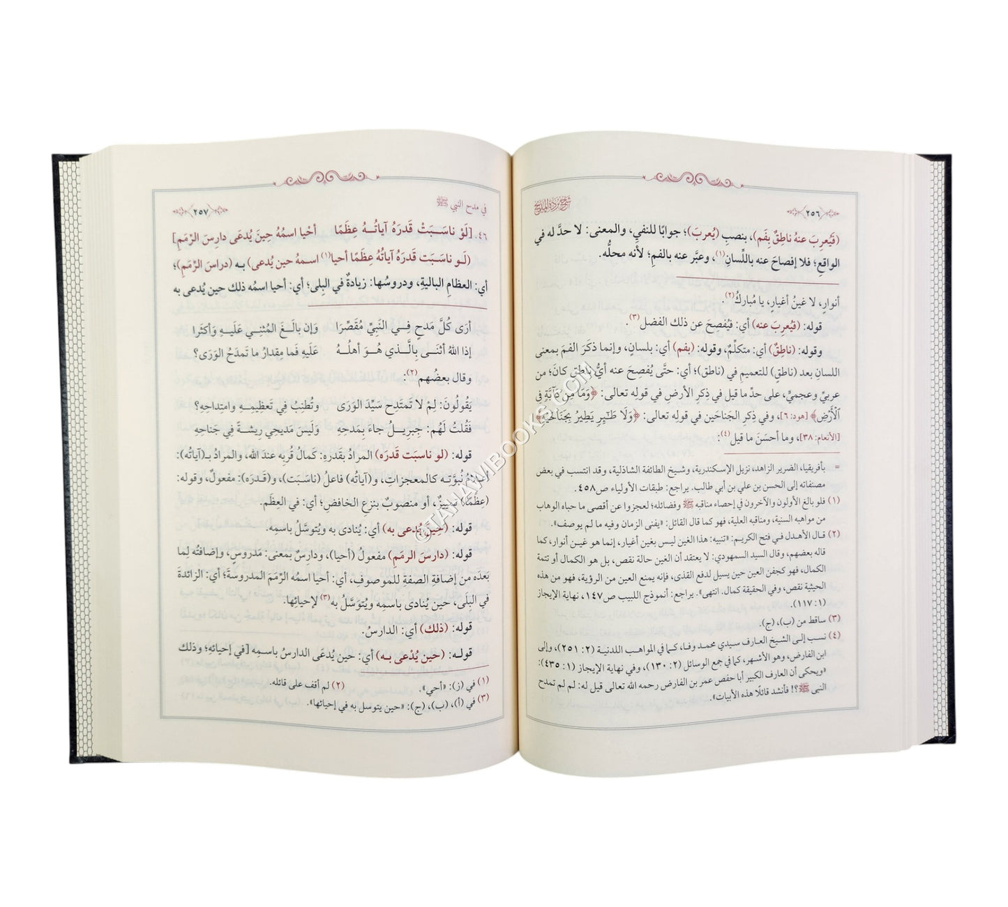 شرح بردة المديح للمحلي وعليه حاشية الدسوقي