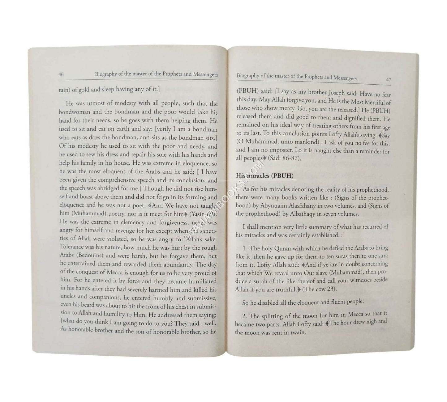 Biography Of The Master Of The Prophets And Messengers