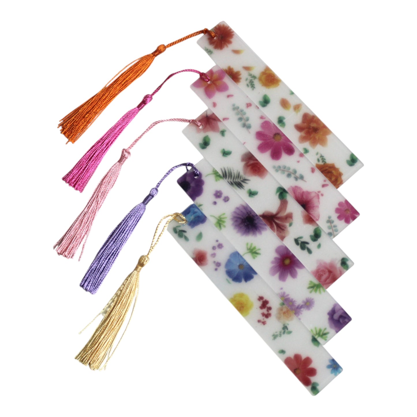 Bookmark:Transparent Flower