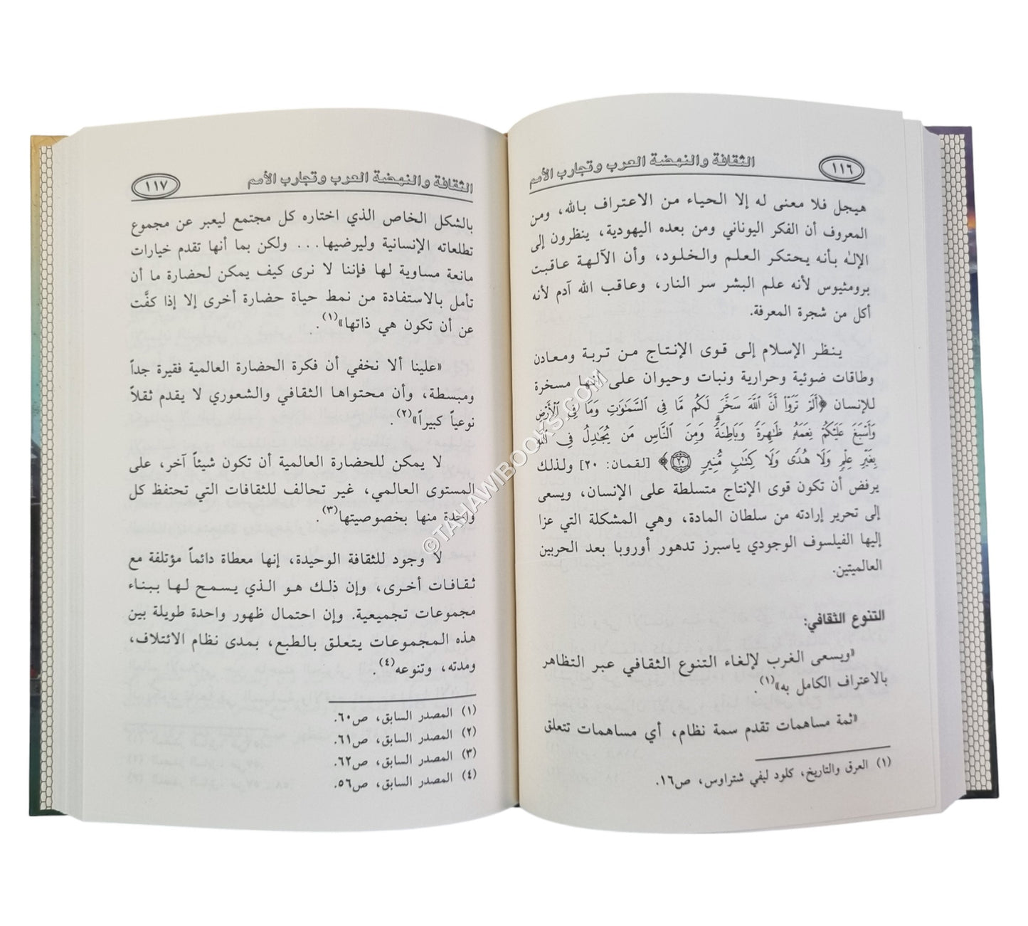 الثقافة والنهضة العرب وتجارب الأمم
