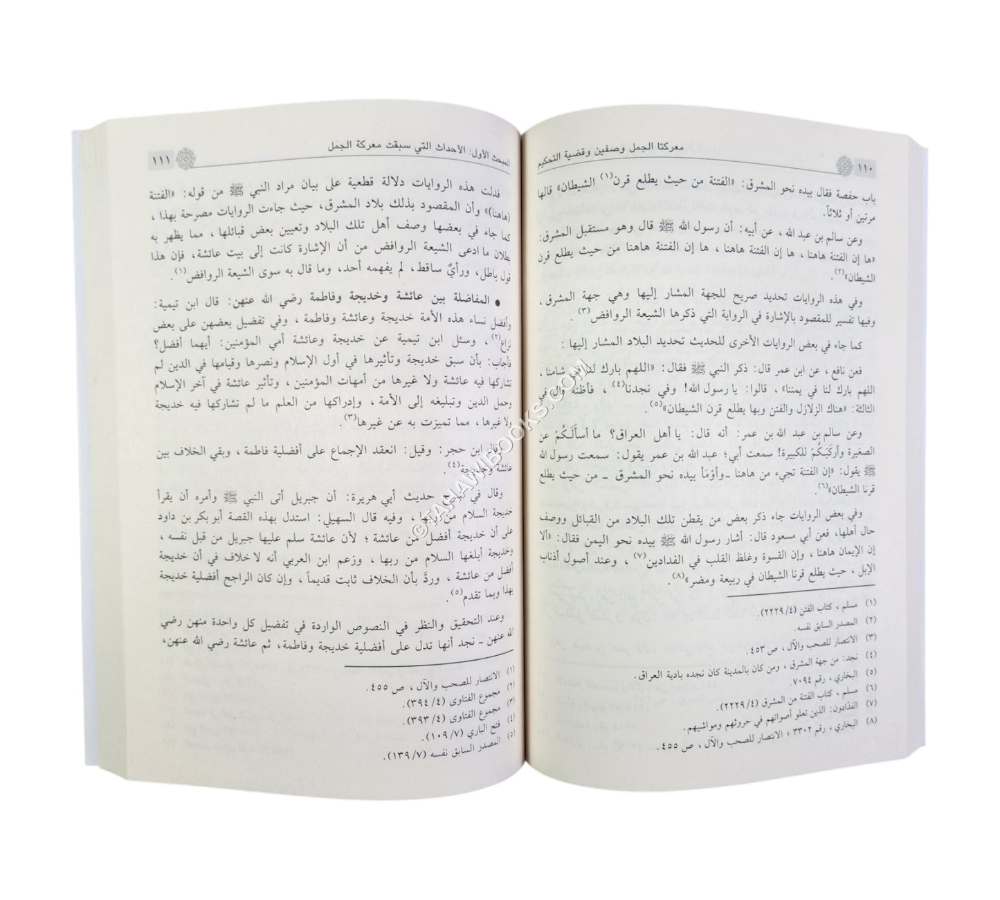 حقيقة الخلاف بين الصحابة في معركتي الجمل وصفين وقضية التحكيم-ابن كثير