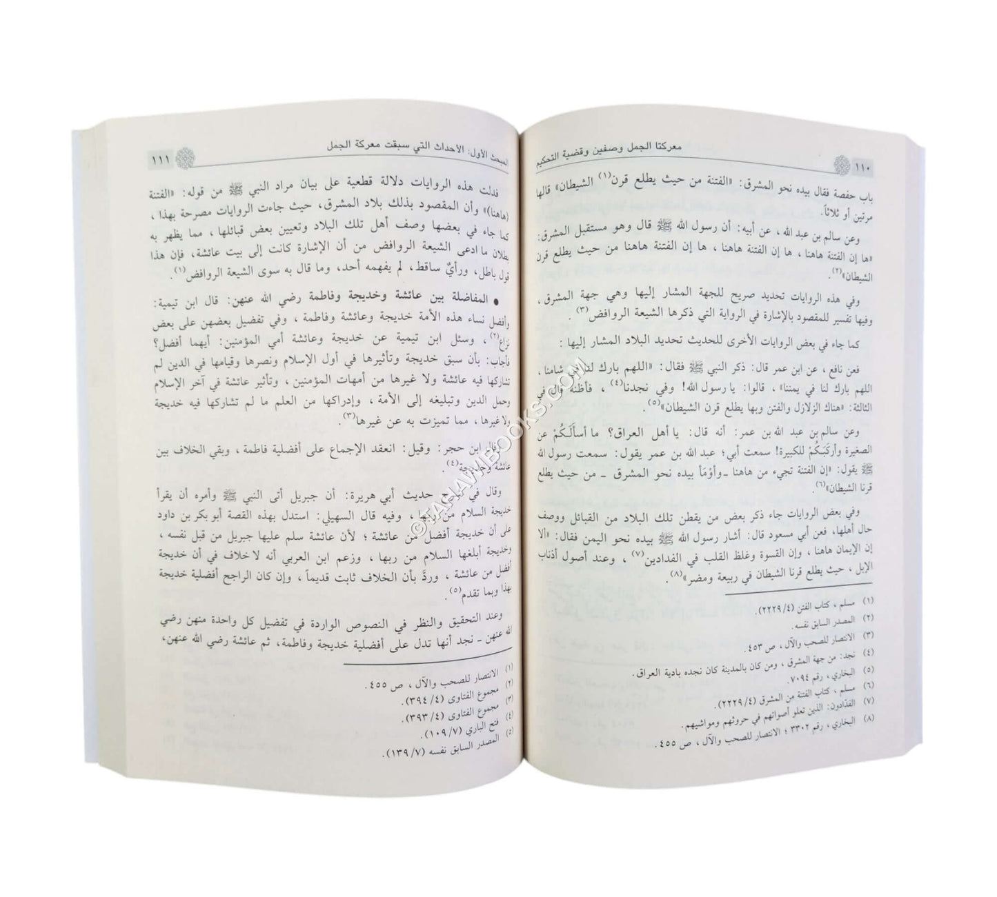 حقيقة الخلاف بين الصحابة في معركتي الجمل وصفين وقضية التحكيم-ابن كثير
