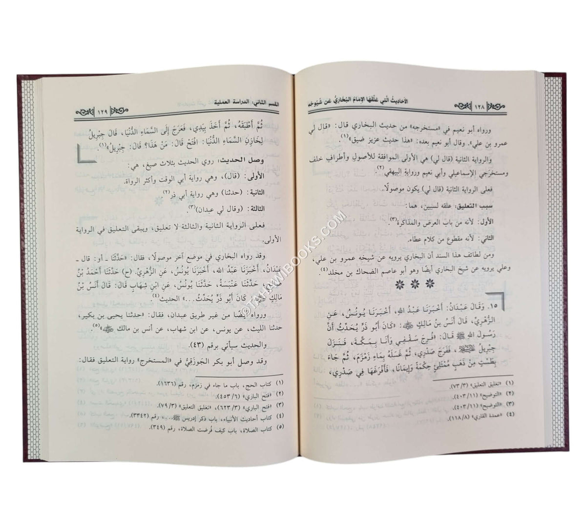 الأحاديث التي علقها الامام البخاري عن شيوخه