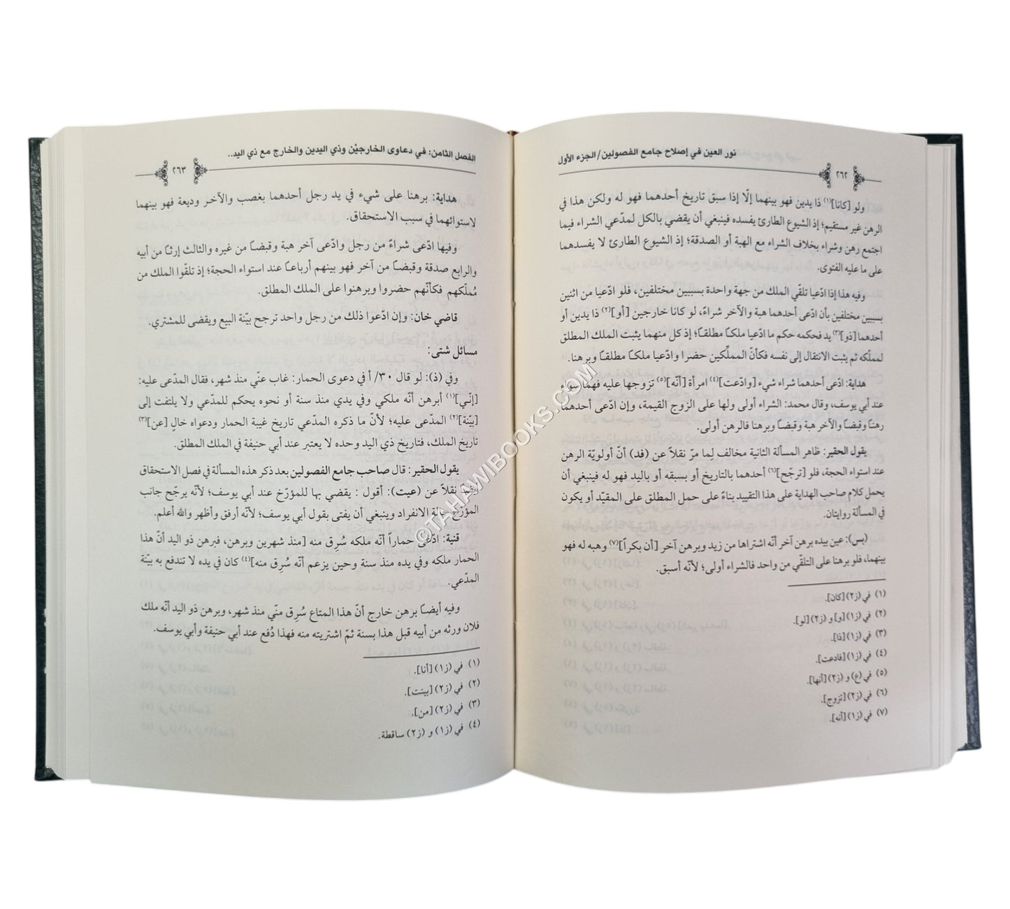نور العين في إصلاح جامع الفصولين