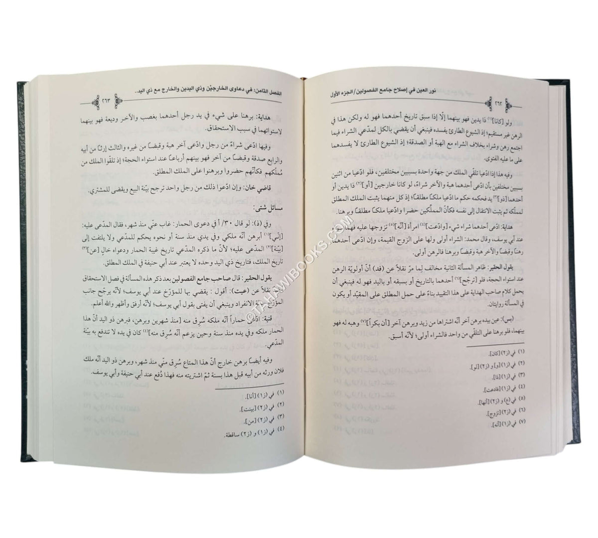 نور العين في إصلاح جامع الفصولين