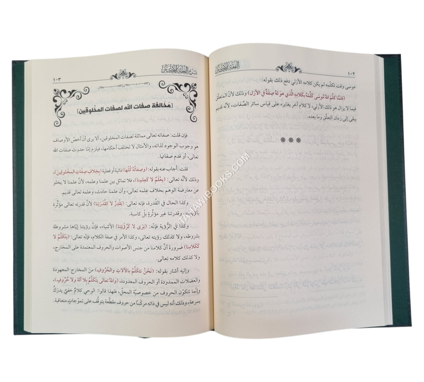 شرح الفقه الاكبر للبرسوي