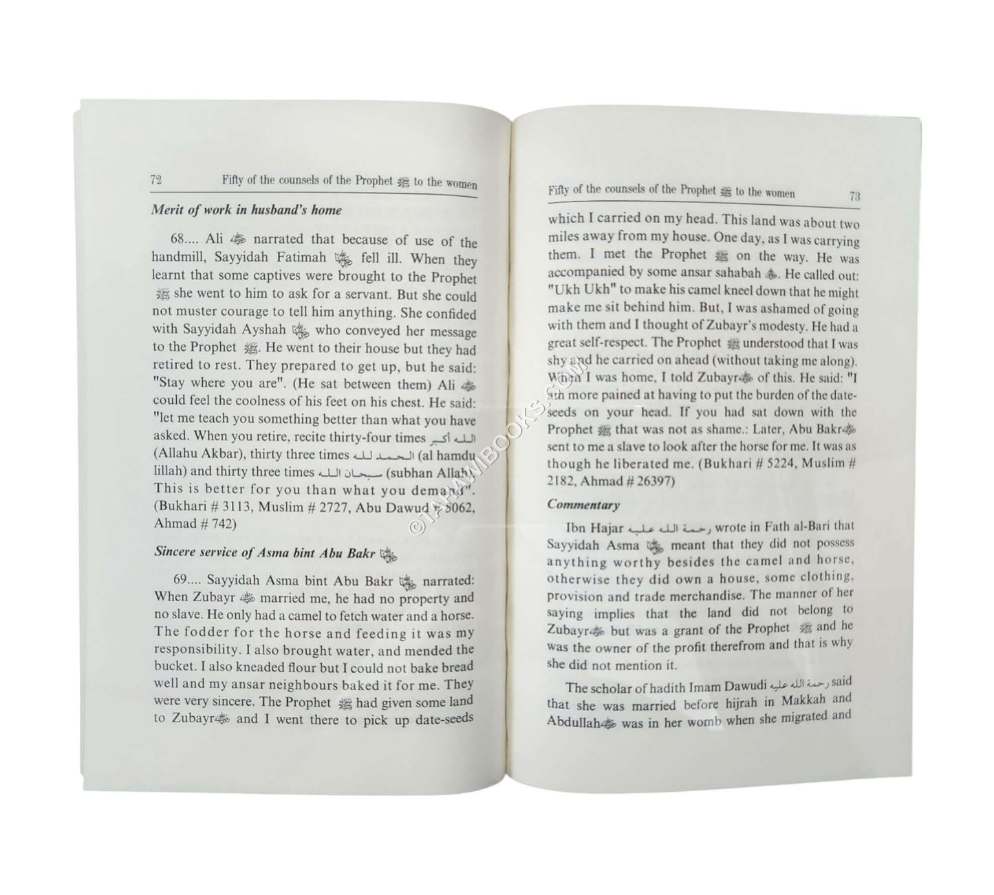 Fifty Of The Counsels Of The Prophet To The Women