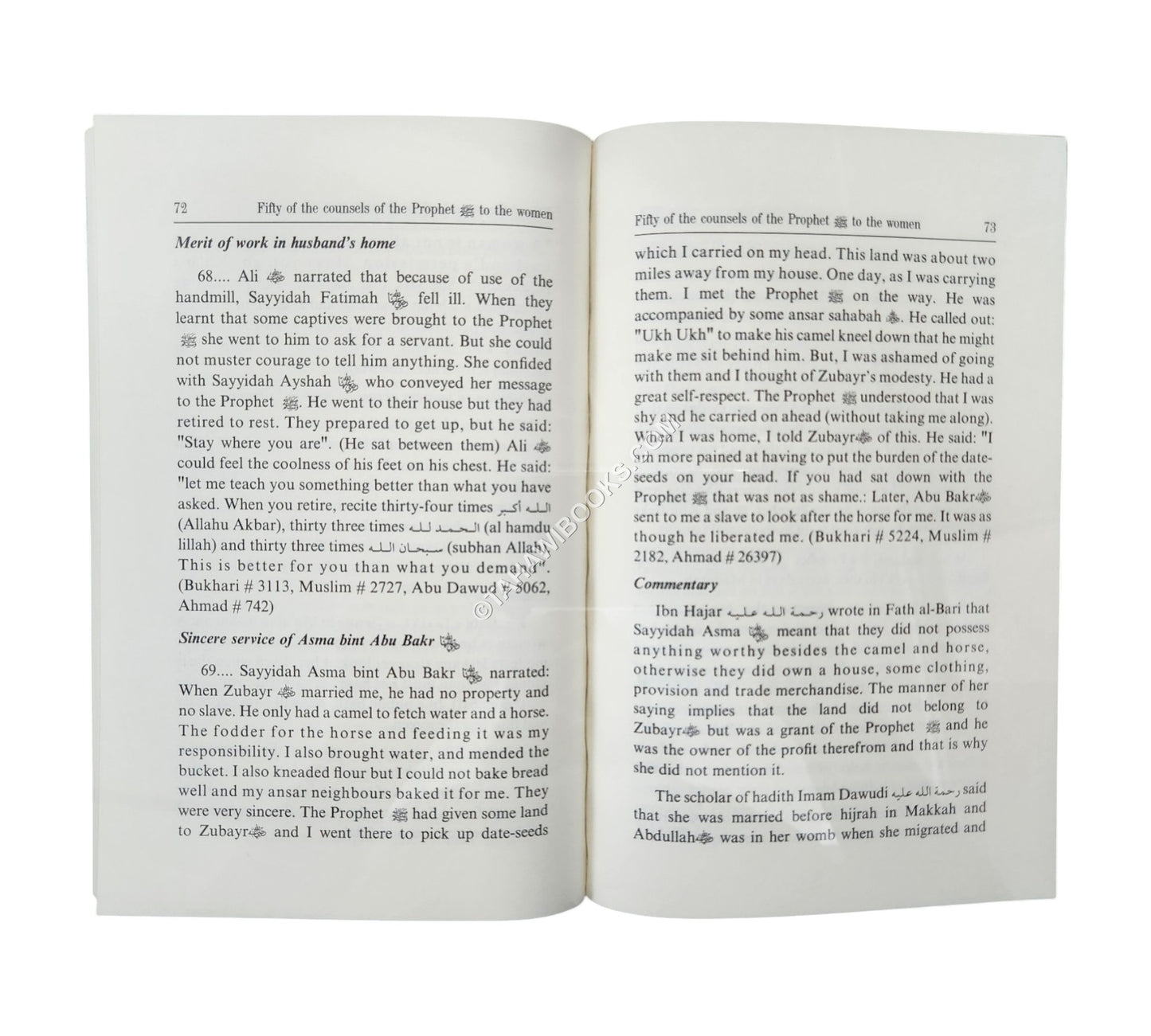 Fifty Of The Counsels Of The Prophet To The Women