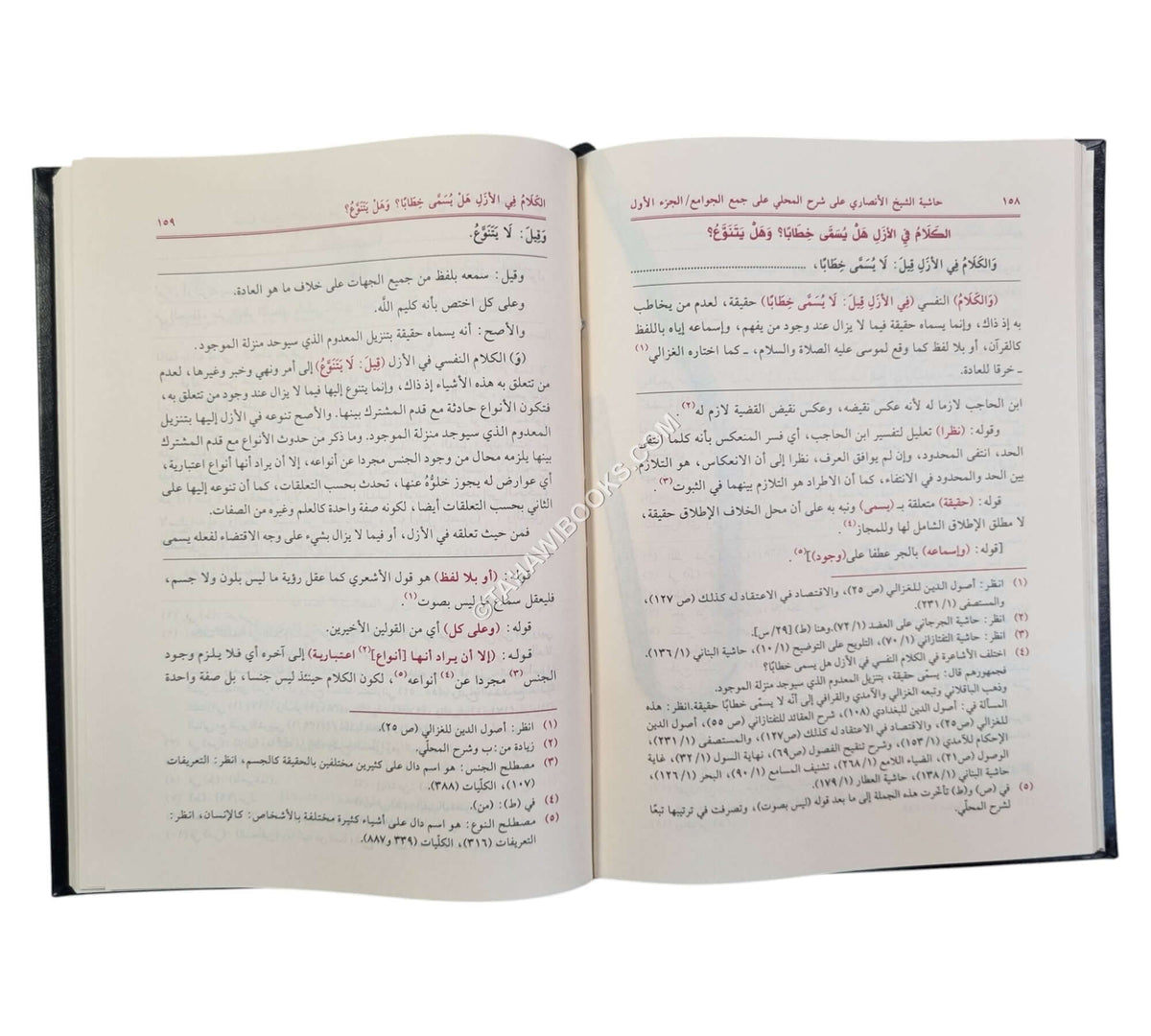 حاشية الأنصاري على شرح المحلي على جمع الجوامع