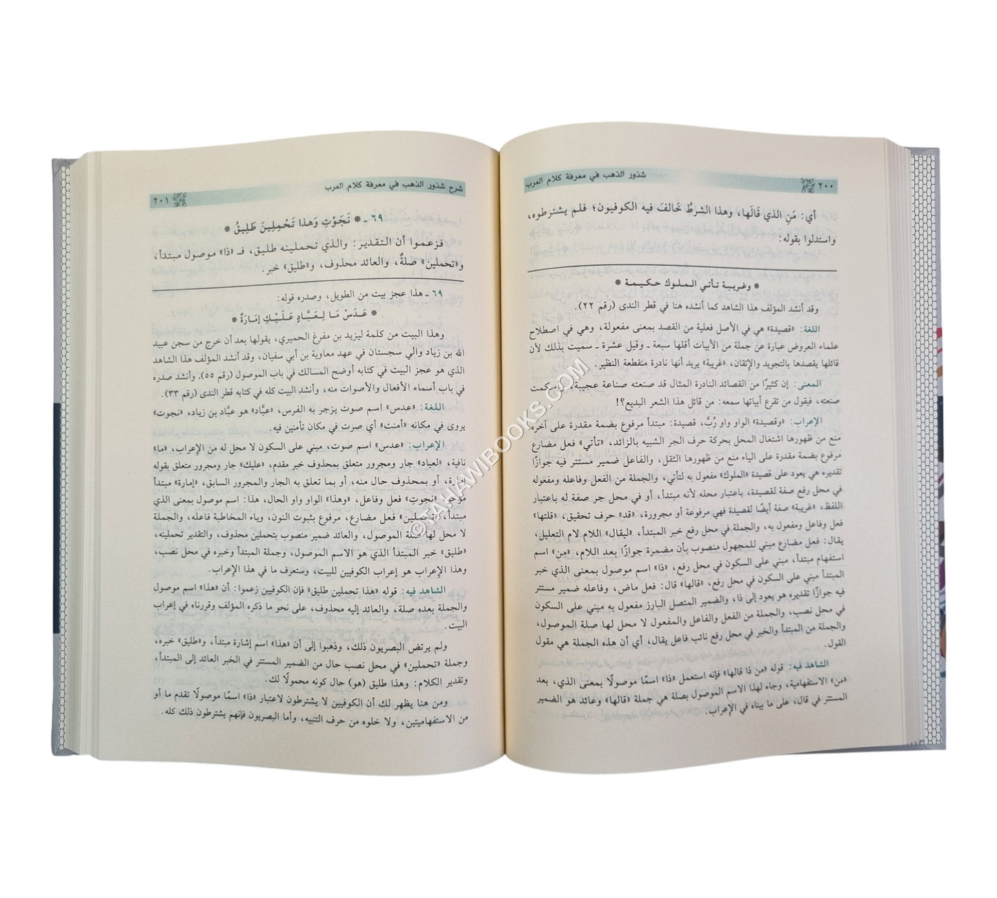 شرح شذور الذهب مع تعليق محمد محي الدين عبد الحميد-ابن كثير