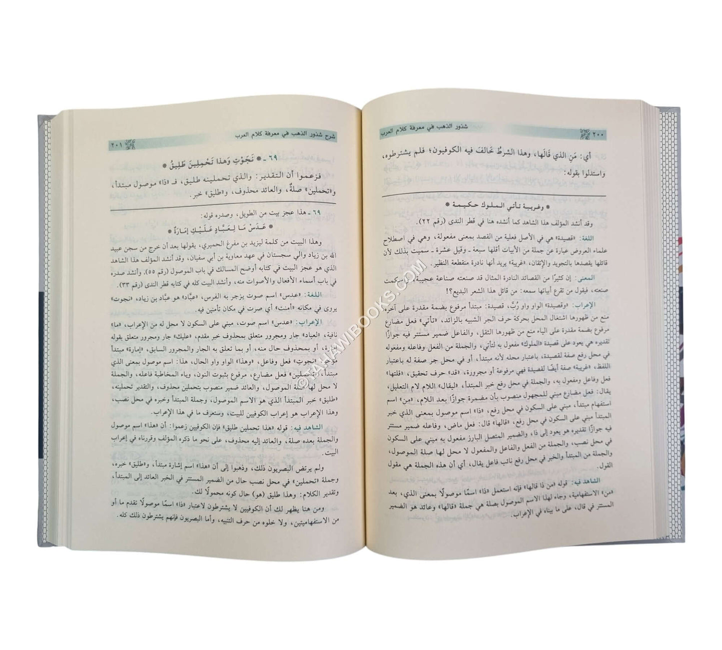 شرح شذور الذهب مع تعليق محمد محي الدين عبد الحميد-ابن كثير