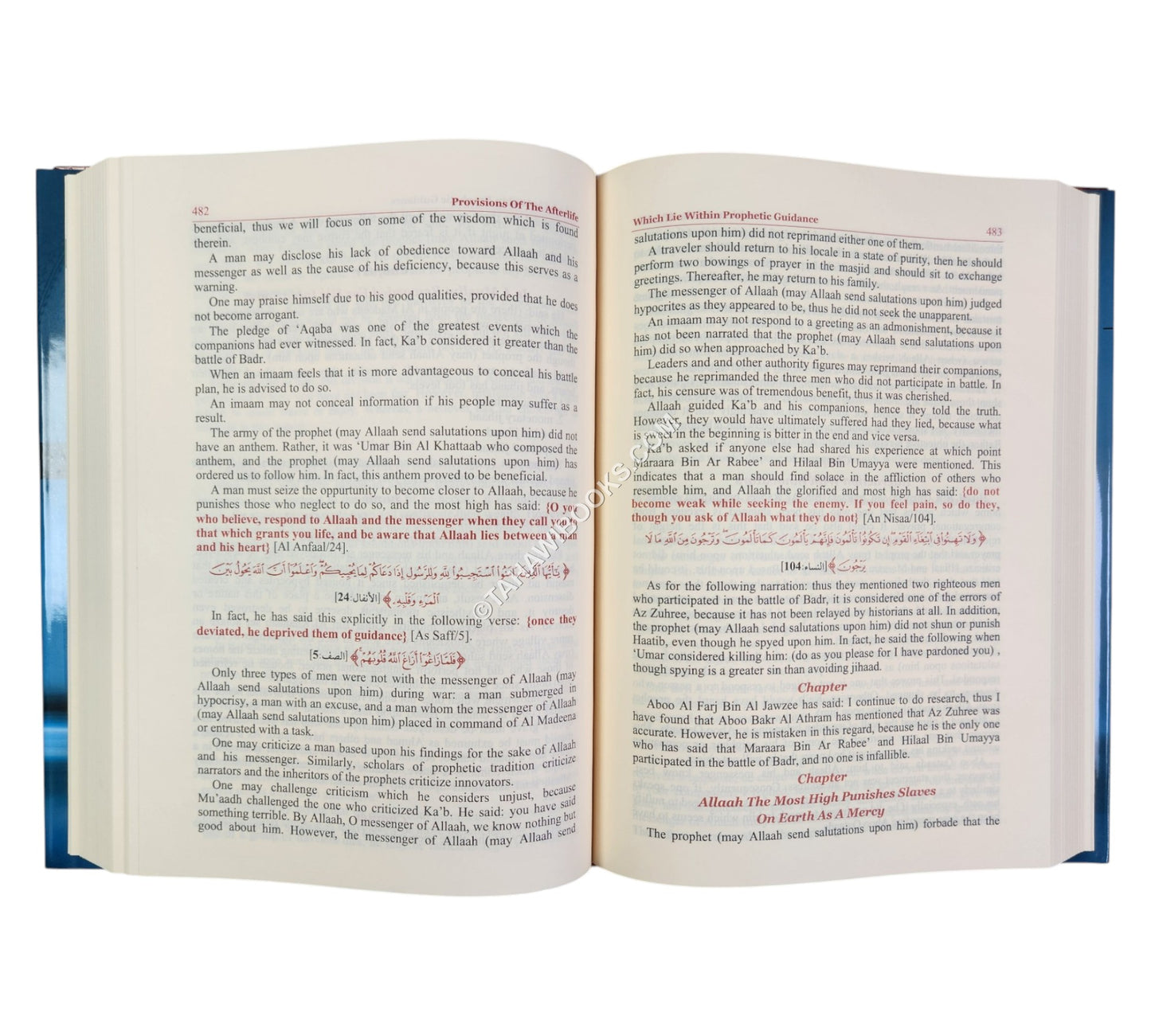 Provisions Of The Afterlife Which Lie Within Prophetic Guidance:Zad al-Ma'ad