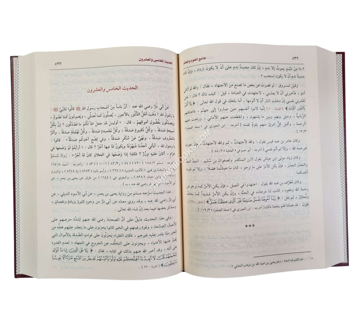 جامع العلوم والحكم (شرح الأربعين النووية)-ابن كثير