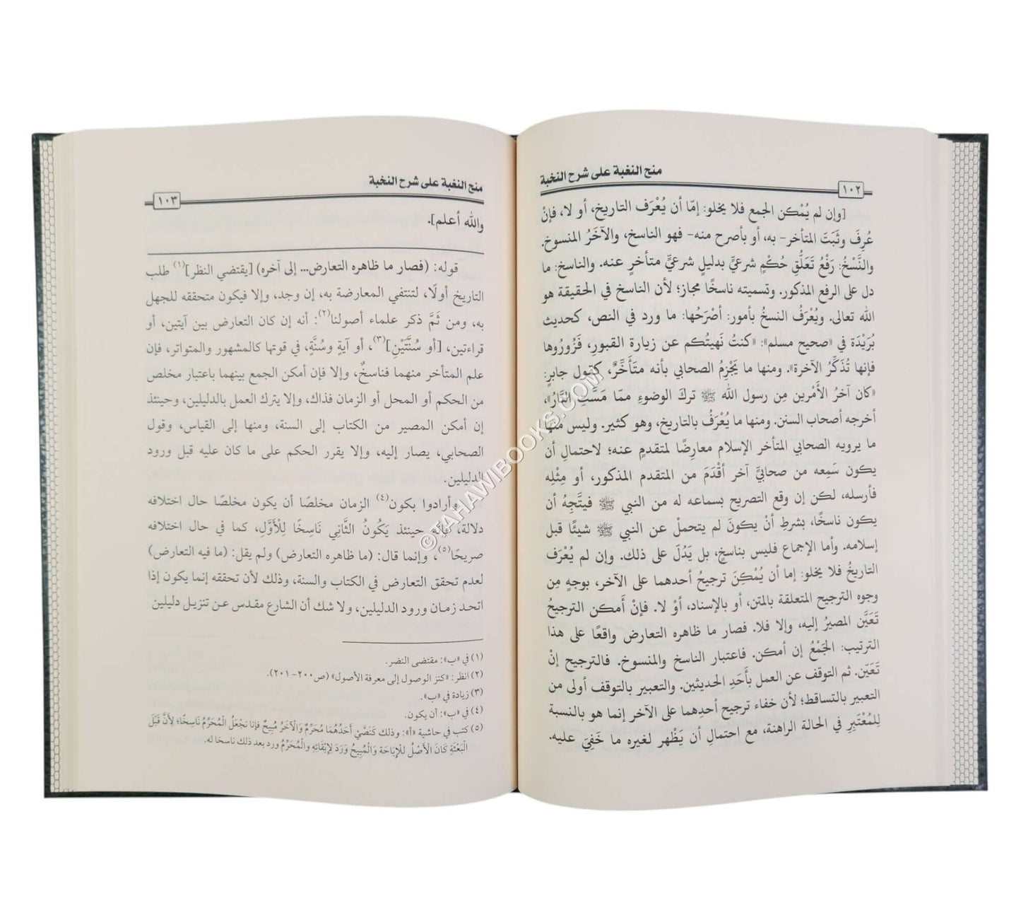 منح النغبة على شرح النخبة