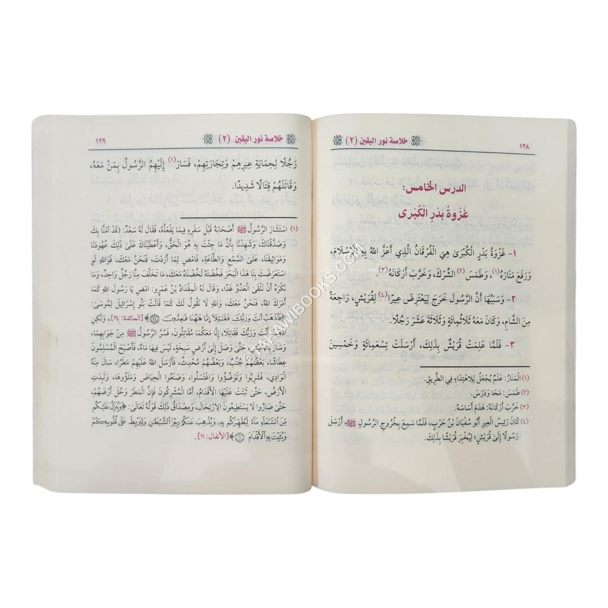 خلاصة نور اليقين في سيرة سيد المرسلين-العالمية