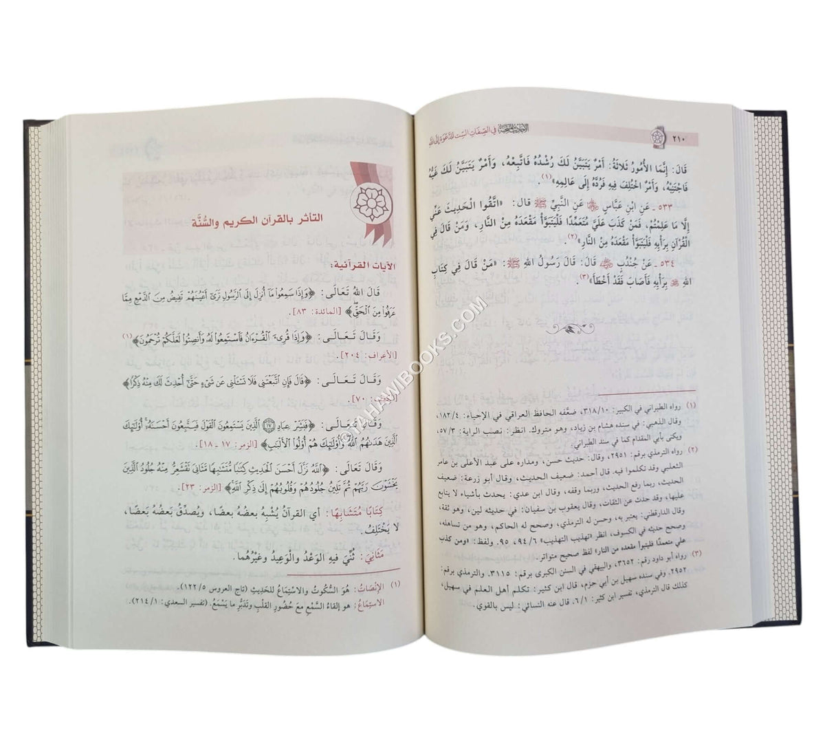 الأحاديث المنتخبة في الصفات الست للدعوة إلى الله