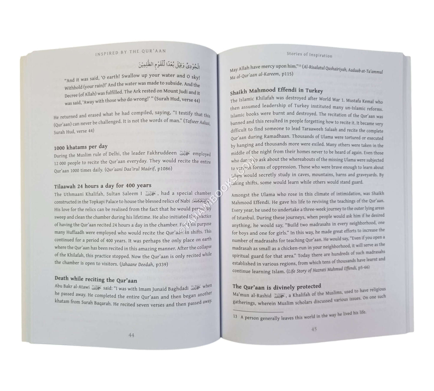 Inspired by the Quran