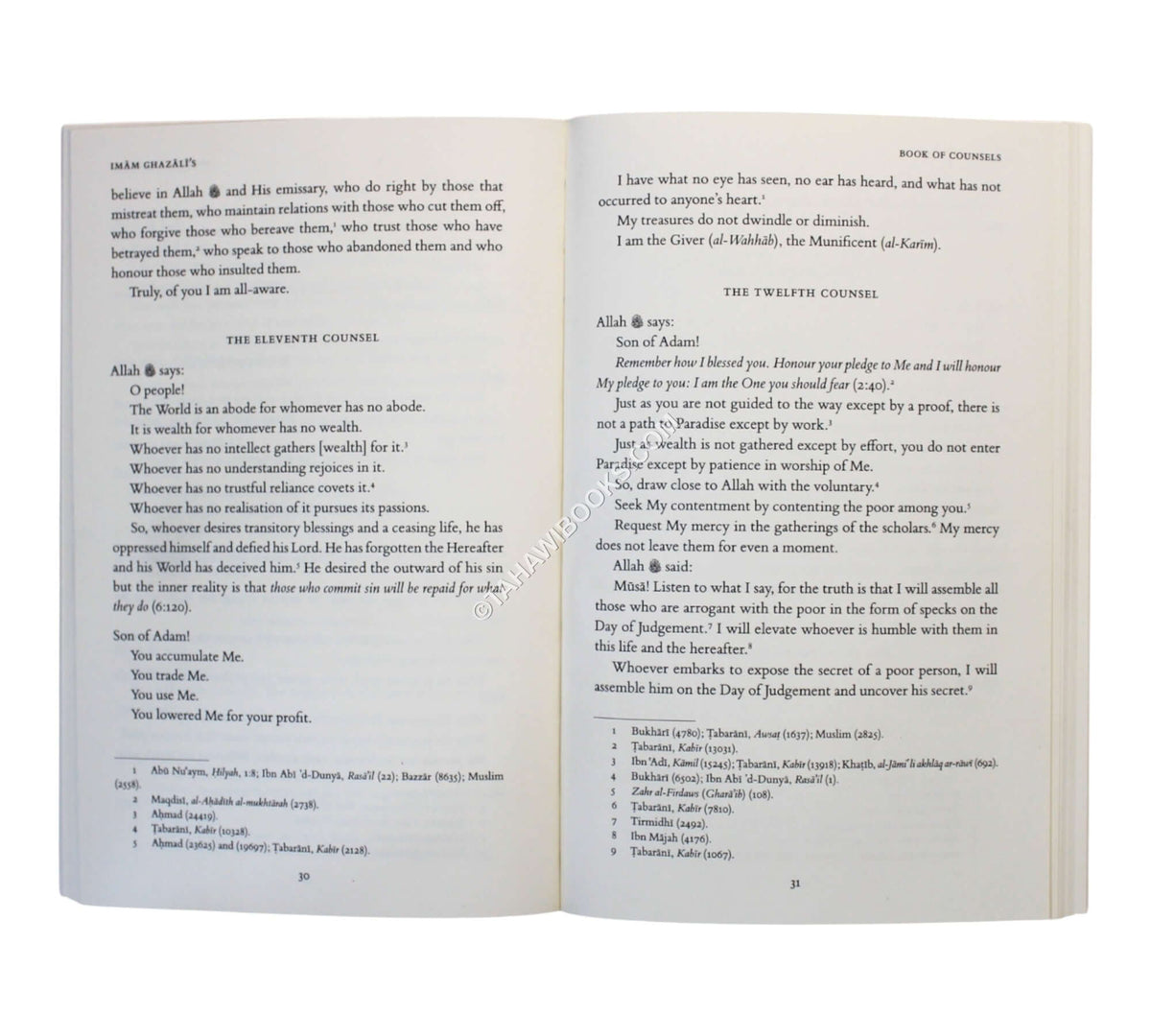 Imam Ghazali’s Book of Counsels