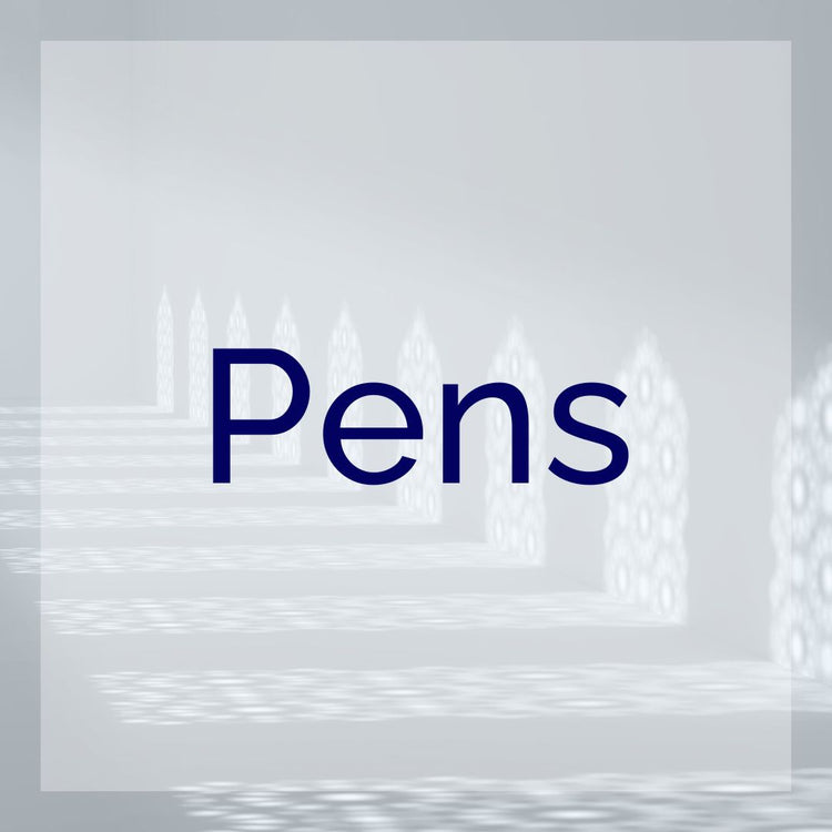 Image showcasing a collection of best pens for writing in a serene and artistic setting.