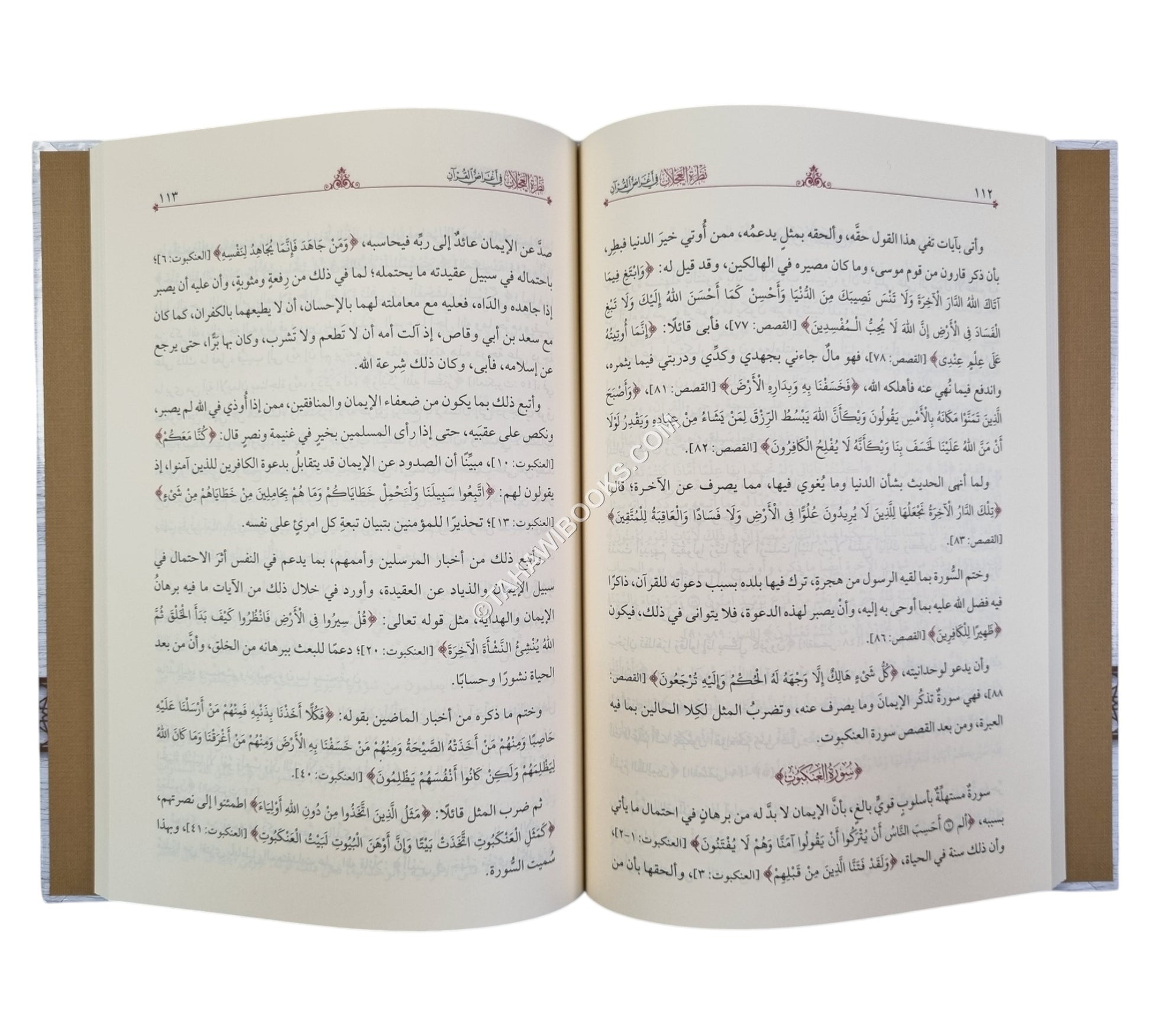 نظرة العجلان في أغراض القرآن