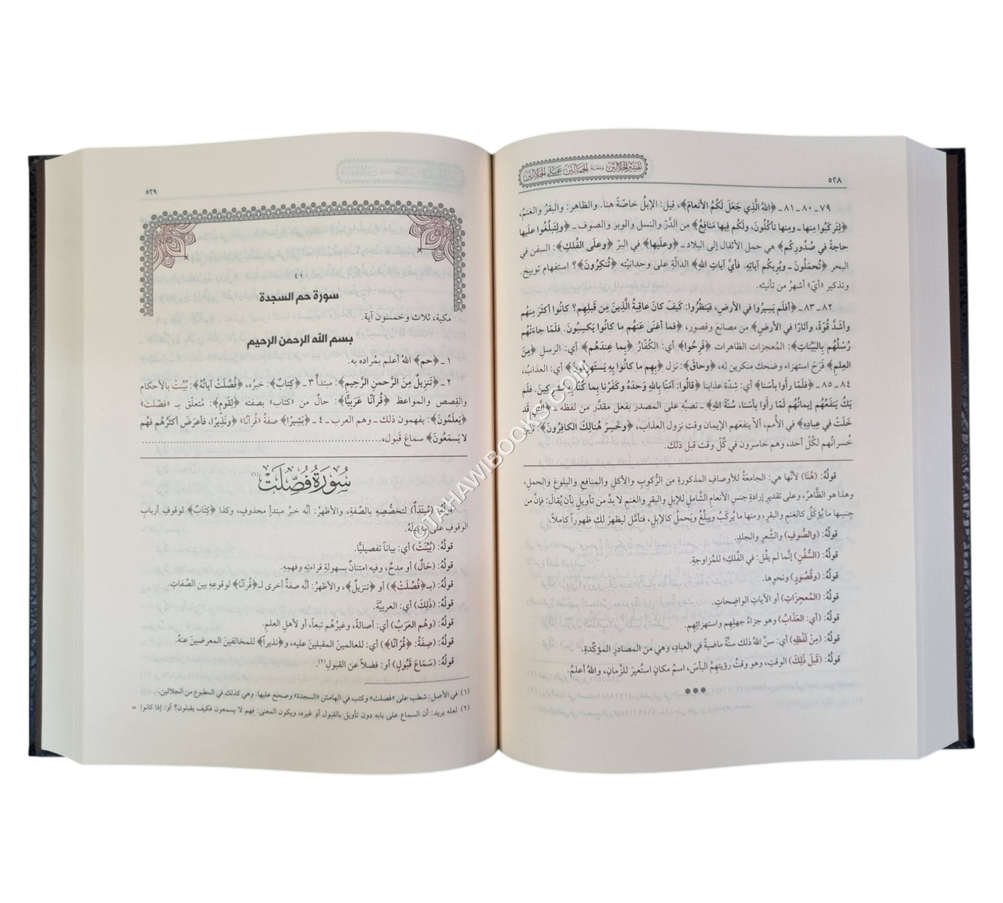 تفسير الجلالين ومعه الجمالين على الجلالين-اللباب-كبير