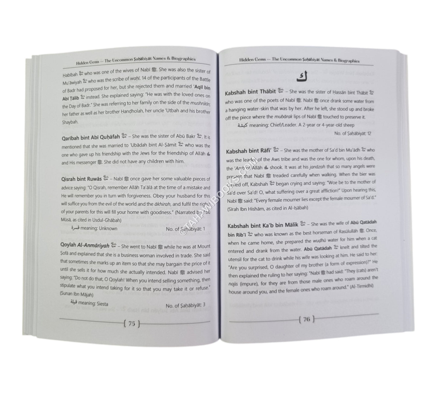 Hidden Gems:The Uncommon Sahabiyat-Names and Biographies