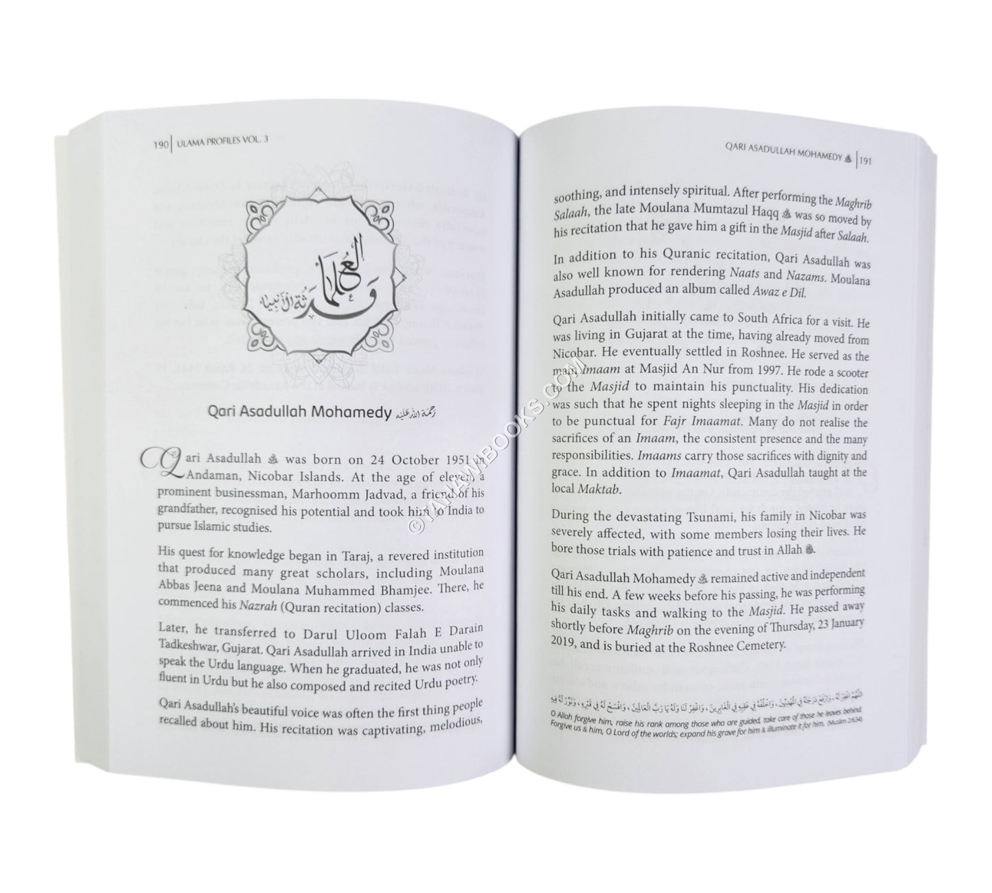 Ulama Profiles:Ulama of South Africa-Vol 3
