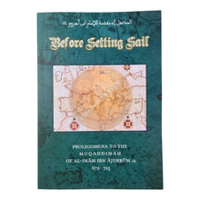Before Setting Sail: Prolegomena to the Muqaddimah of Al-Imam Ibn Ajurrum