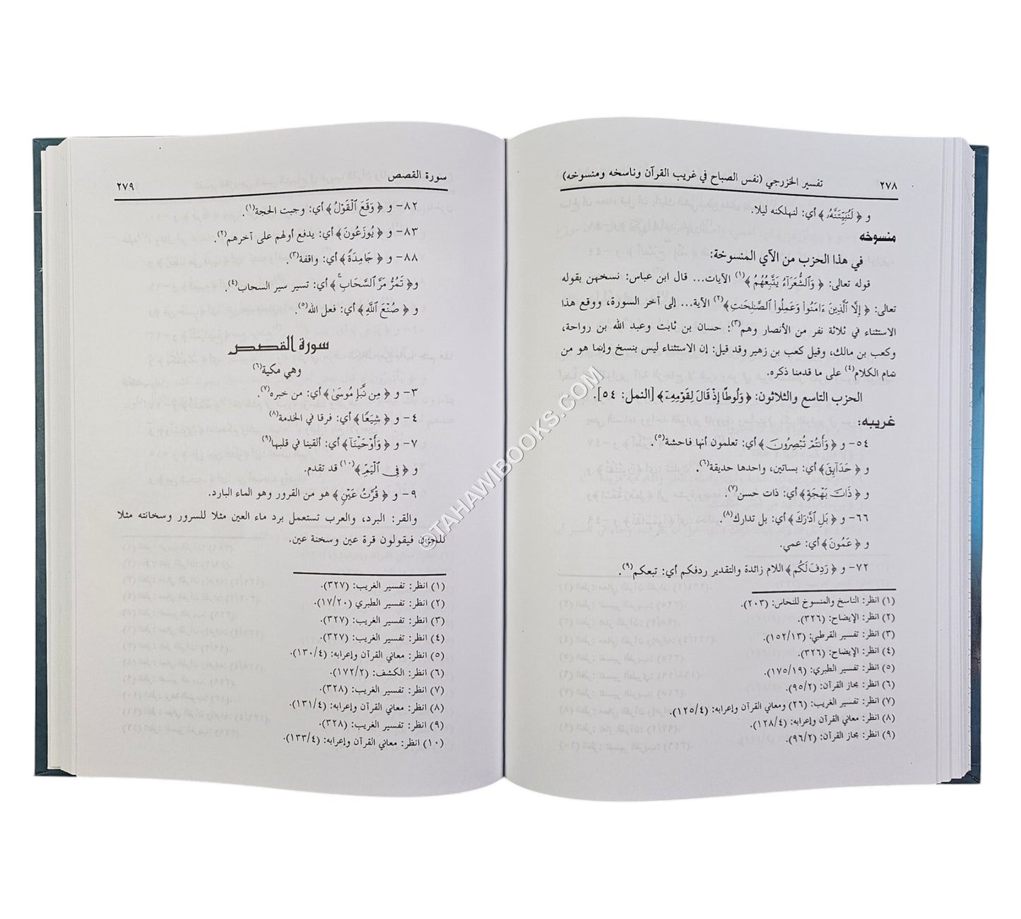 نفس الصباح في غريب القرآن وناسخه ومنسوخه:تفسير الخزرجي