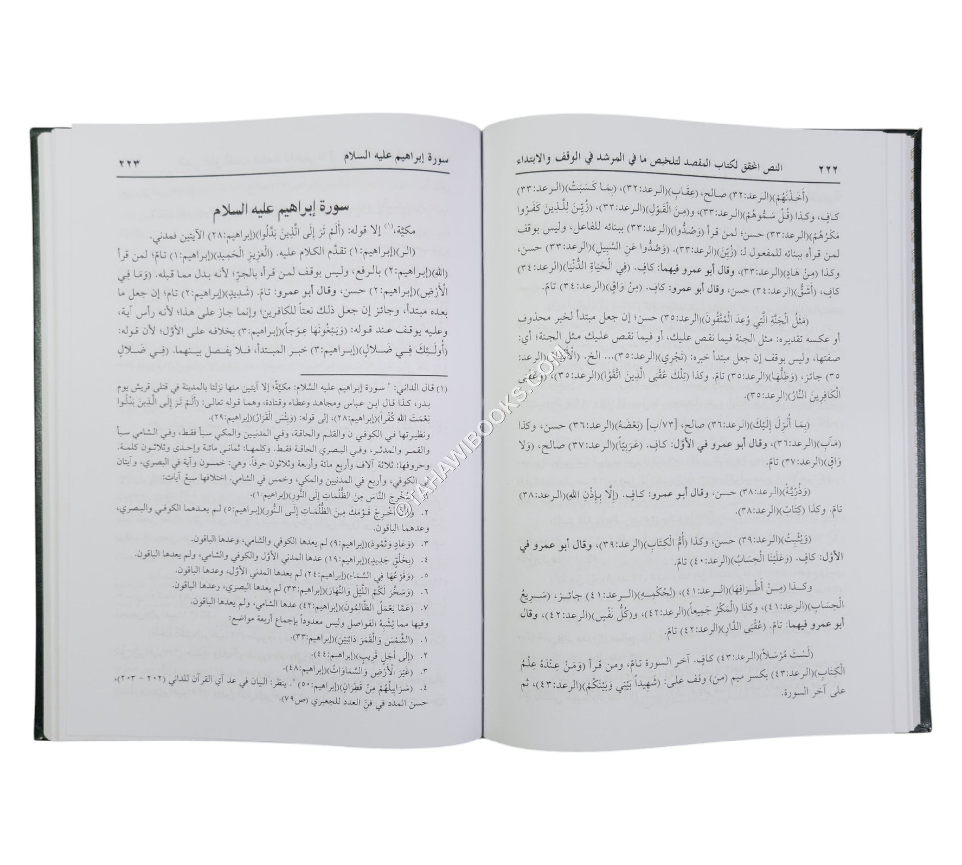 المقصد لتلخيص ما في المرشد في الوقف والابتداء:اختصار كتاب المرشد في الوقف والابتداء