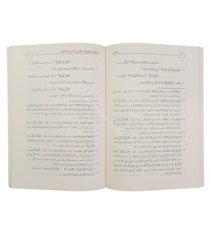 منظومة الوقوفات اللوازم في القرآن العظيم