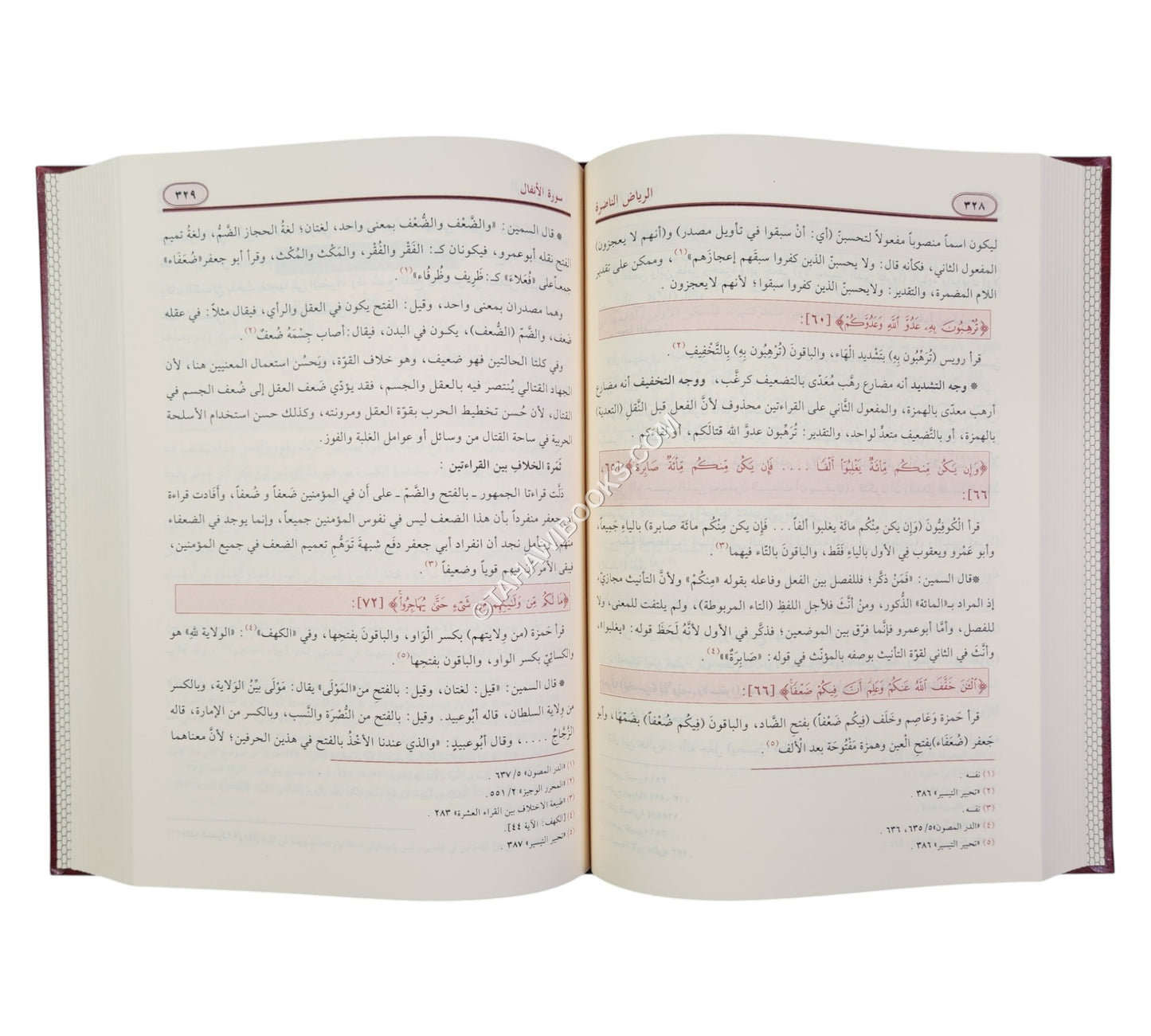 الرياض الناضرة في توجيه القراءات العشر المتواترة
