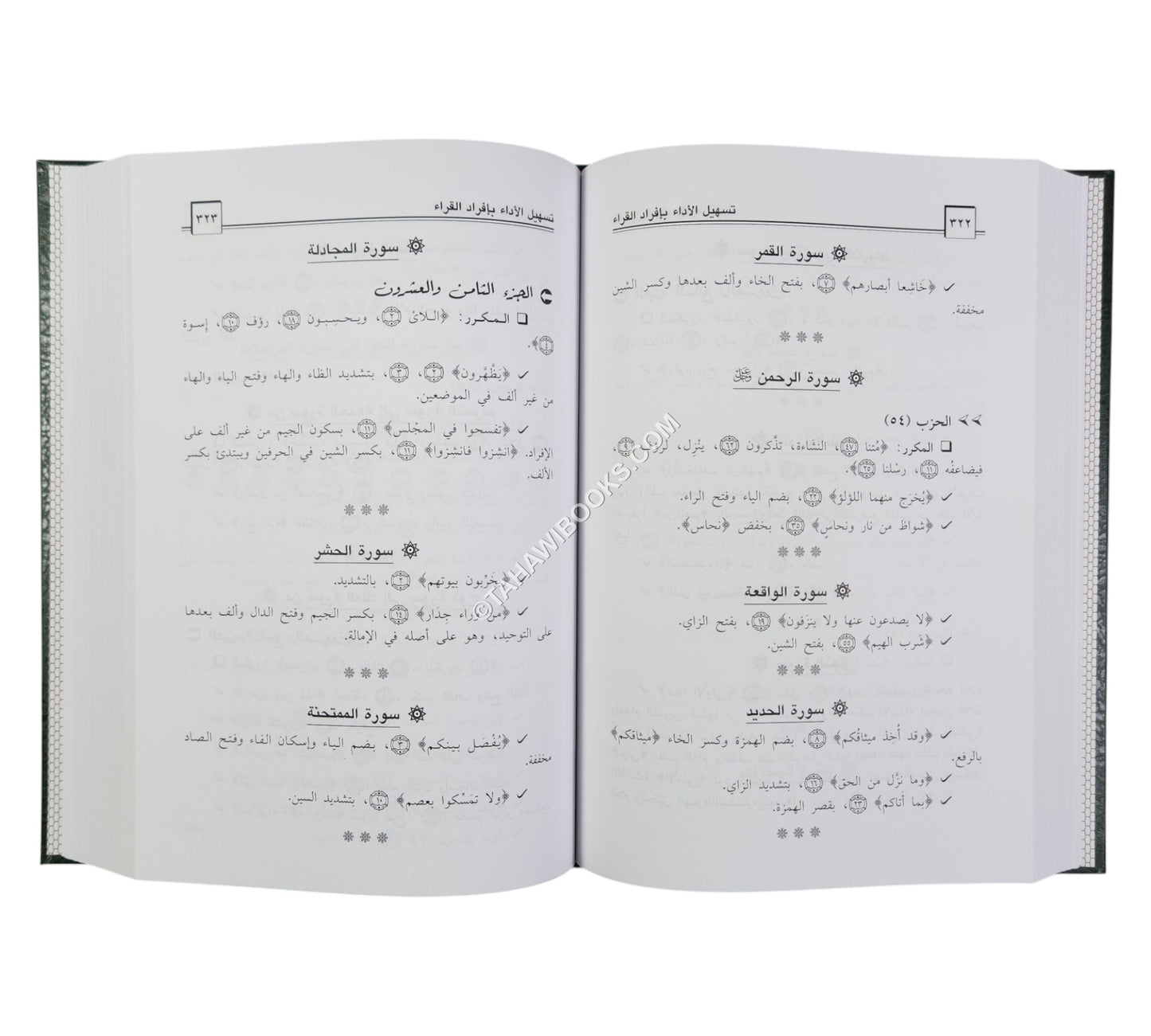 تسهيل الأداء بإفراد القراء