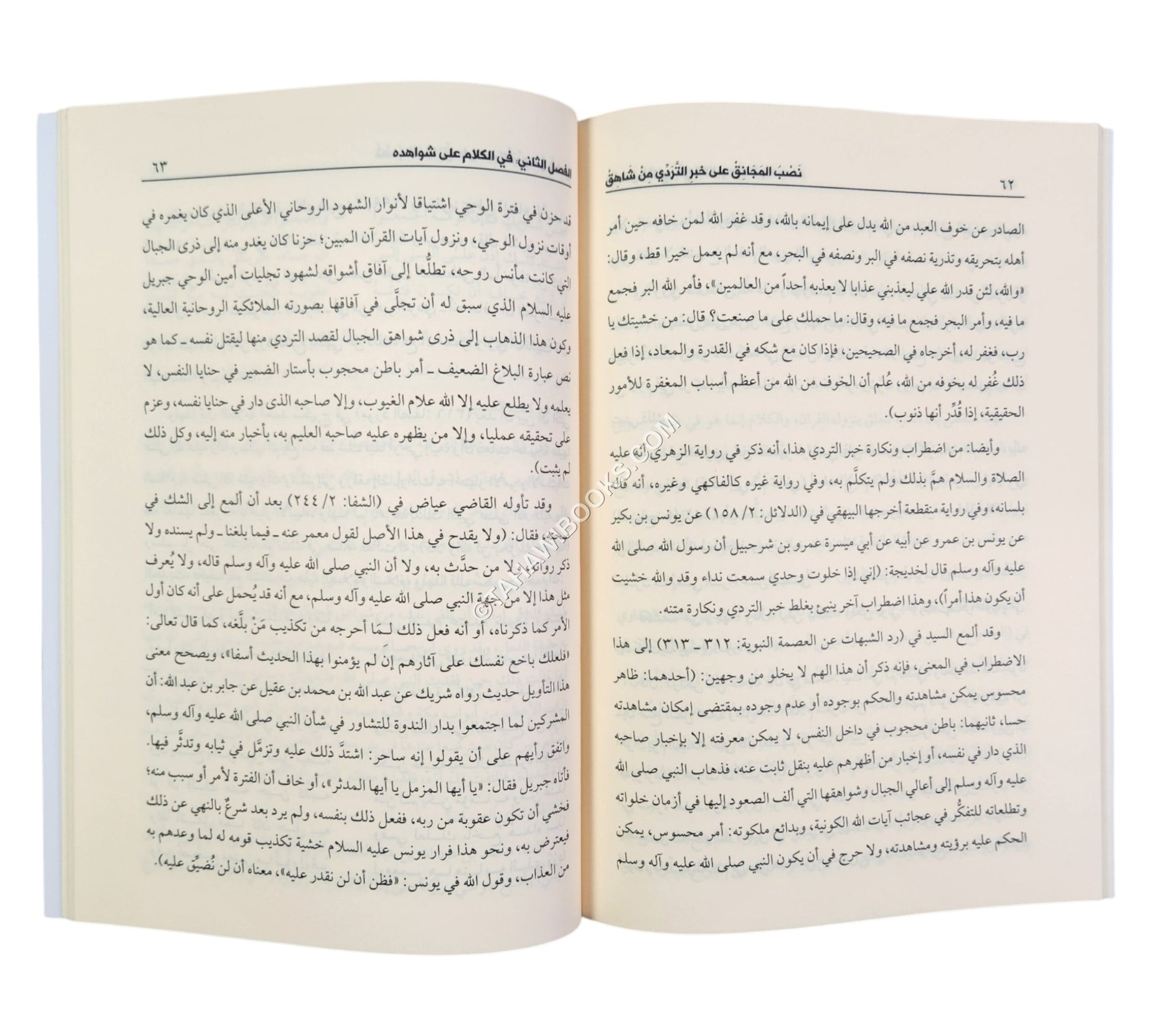 نصب المجانق على خبر التردي من شاهق