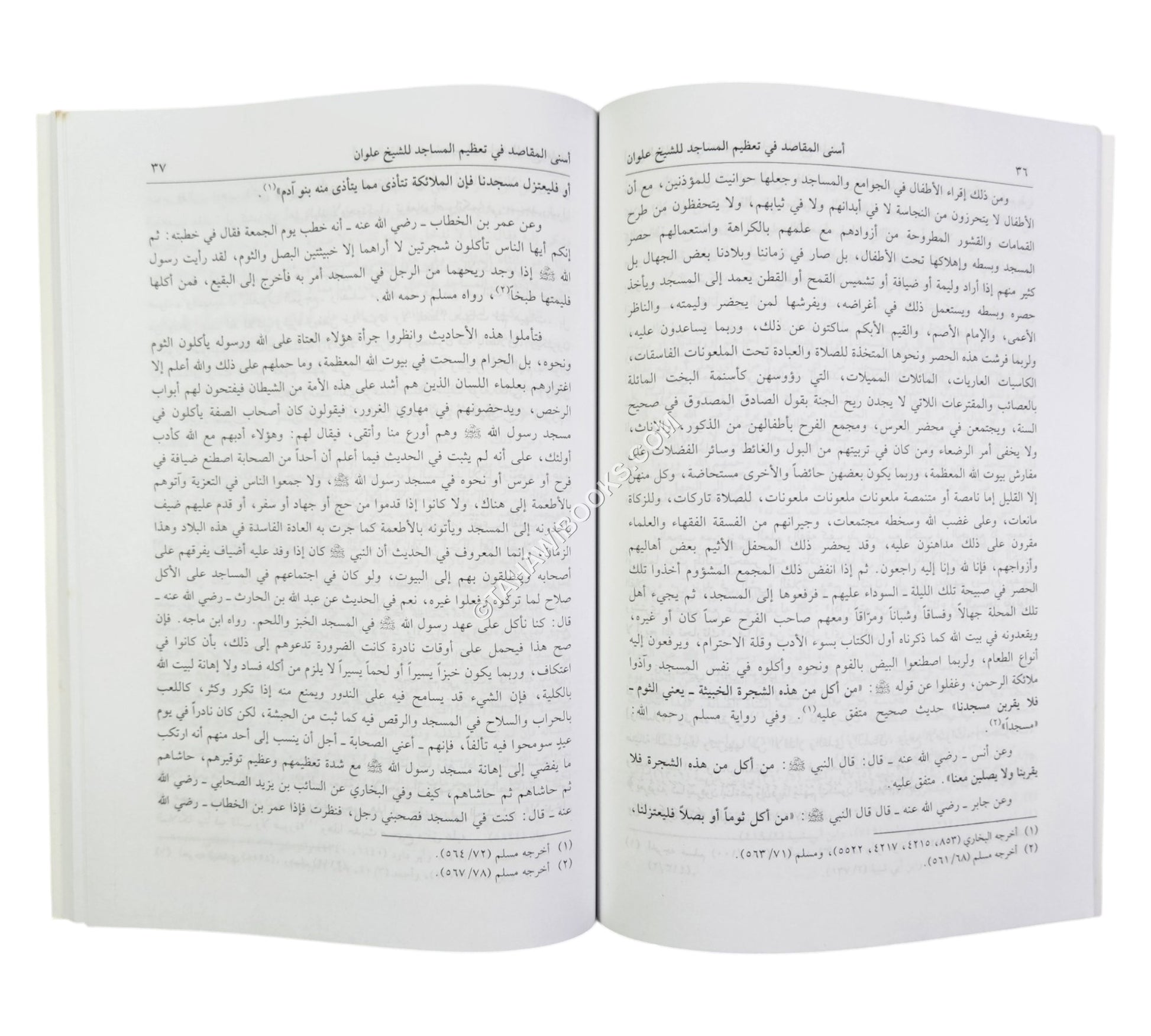 أسنى المقاصد في تعظيم المساجد ويليه (فضل بناء المسجد)