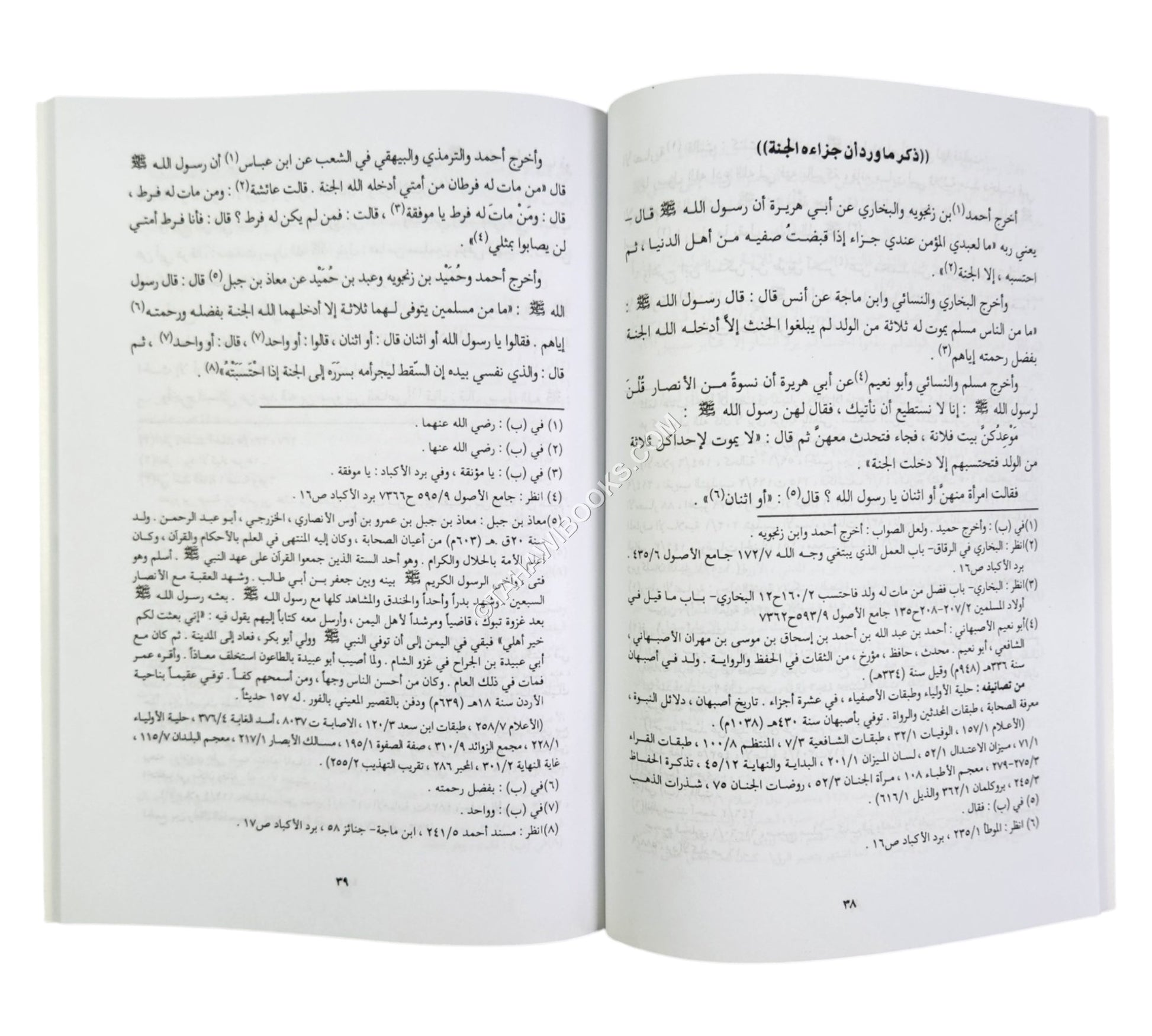 فضل الجلد عند فقد الولد