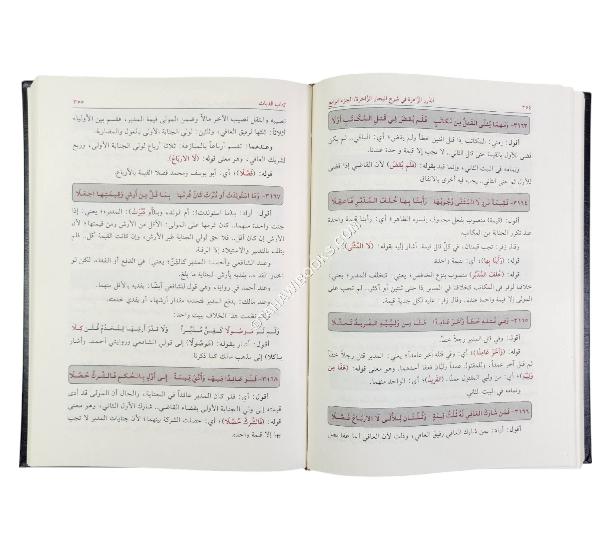 الدرر الزاهرة في شرح البحار الزاخرة