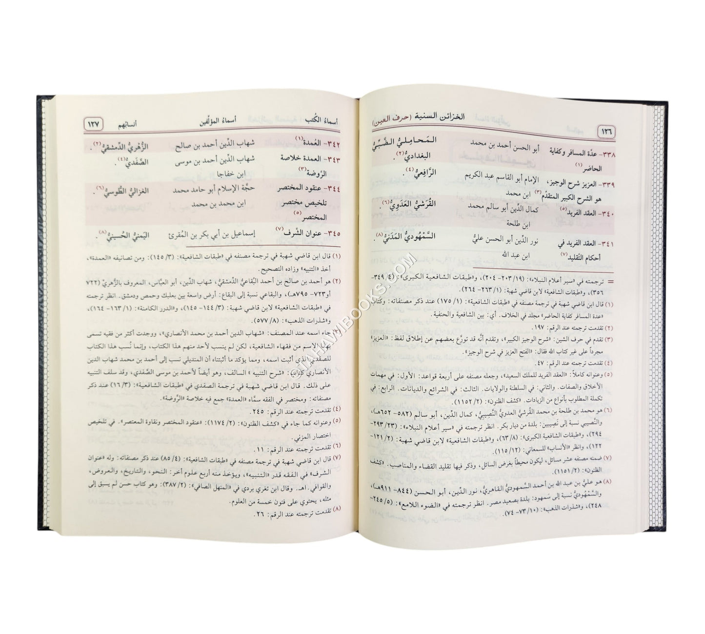 الخزائن السنية من مشاهير الكتب الفقهية للأئمتنا الفقهاء الشافعية