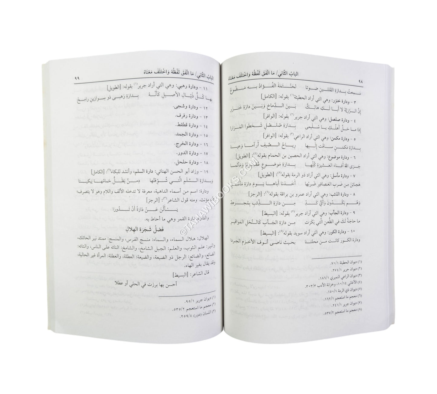 إتفاق المباني وافتراق المعاني (وهو كتاب لغوي يبحث في مباني ومعاني الألفاظ)